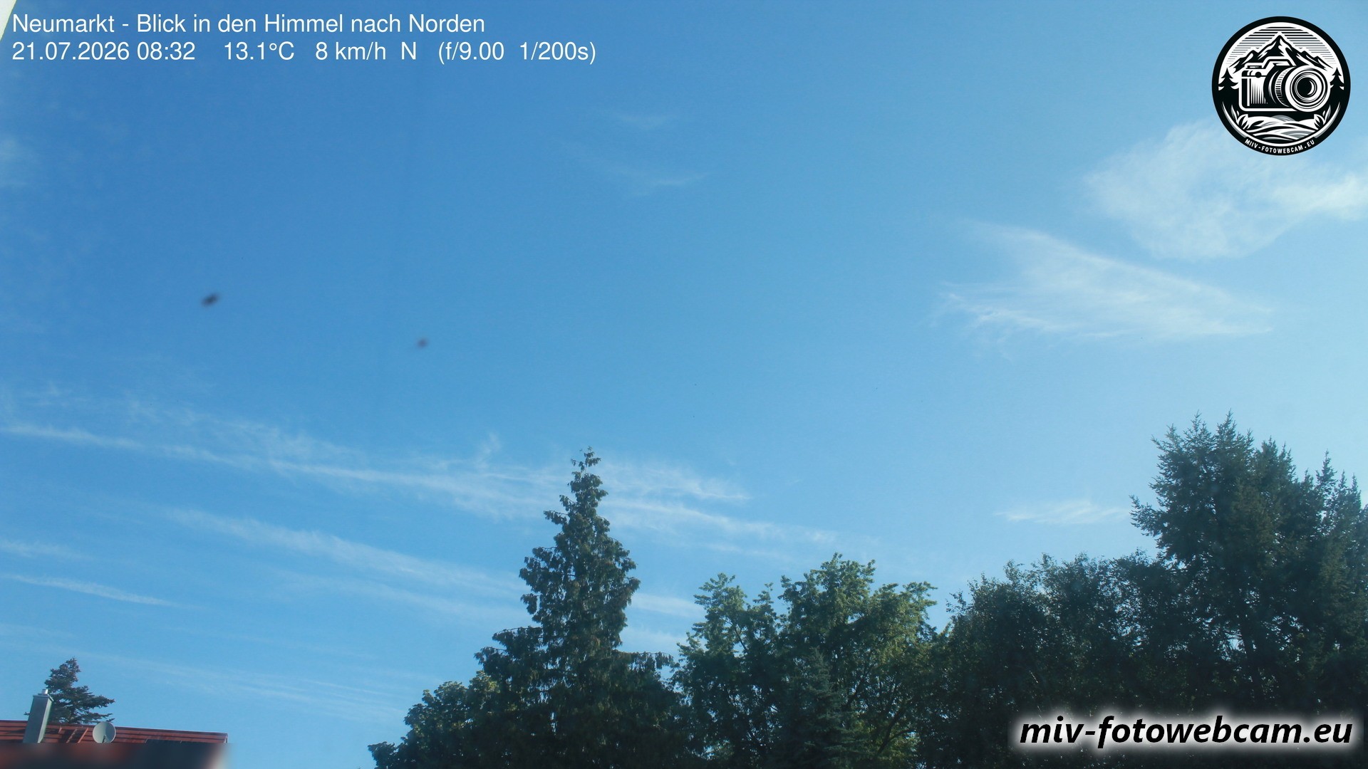 Archiv Foto Neumarkt in der Oberpfalz: Wetter-Webcam Norden