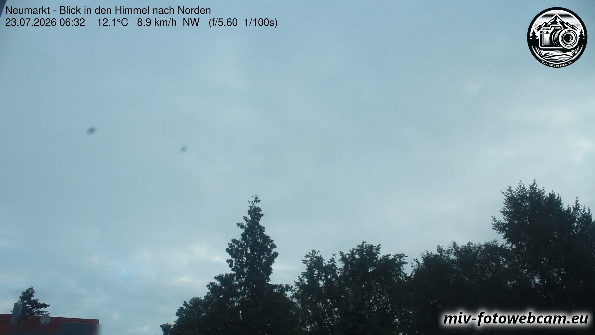 Archiv Foto Neumarkt in der Oberpfalz: Wetter-Webcam Norden
