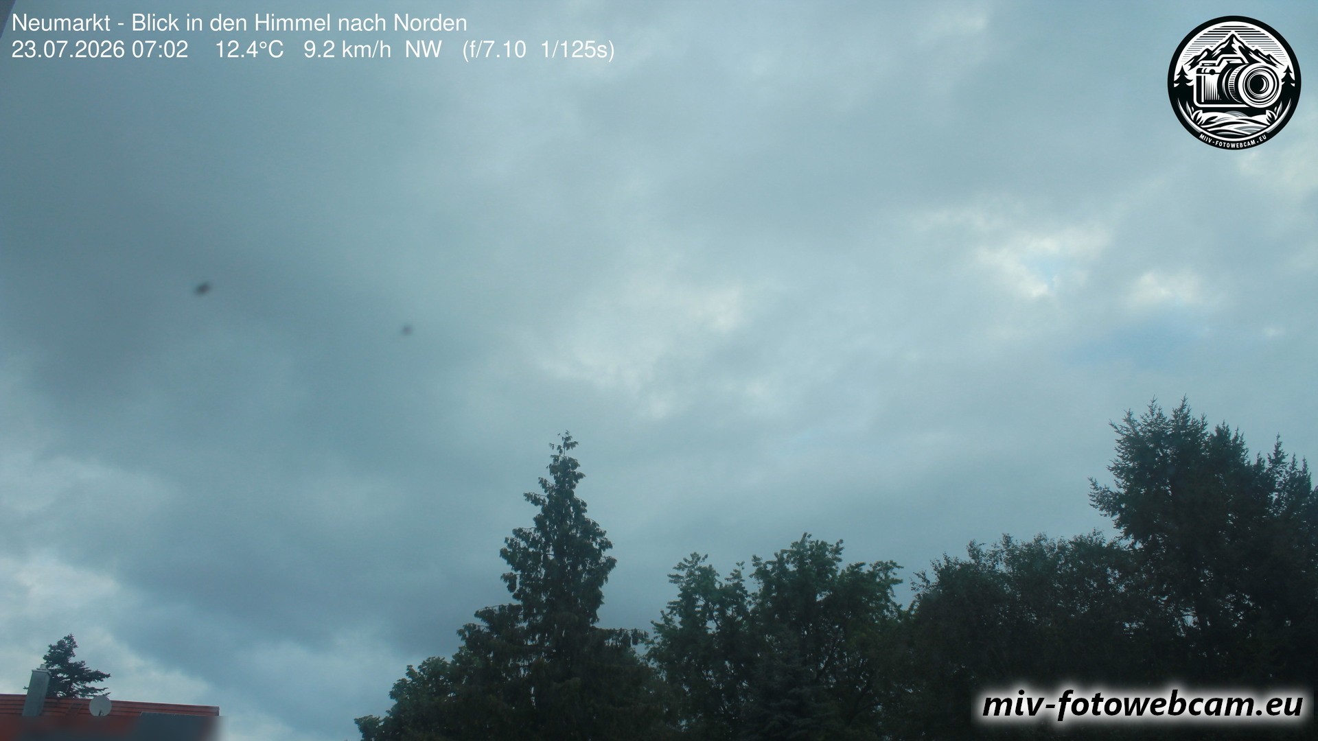 Archiv Foto Neumarkt in der Oberpfalz: Wetter-Webcam Norden