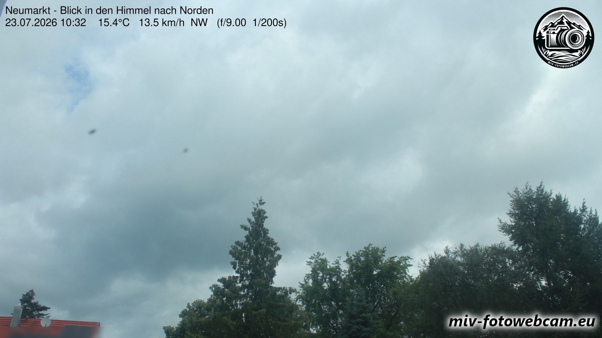 Archiv Foto Neumarkt in der Oberpfalz: Wetter-Webcam Norden