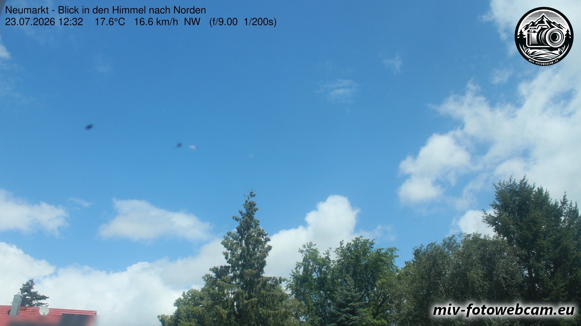 Archiv Foto Neumarkt in der Oberpfalz: Wetter-Webcam Norden