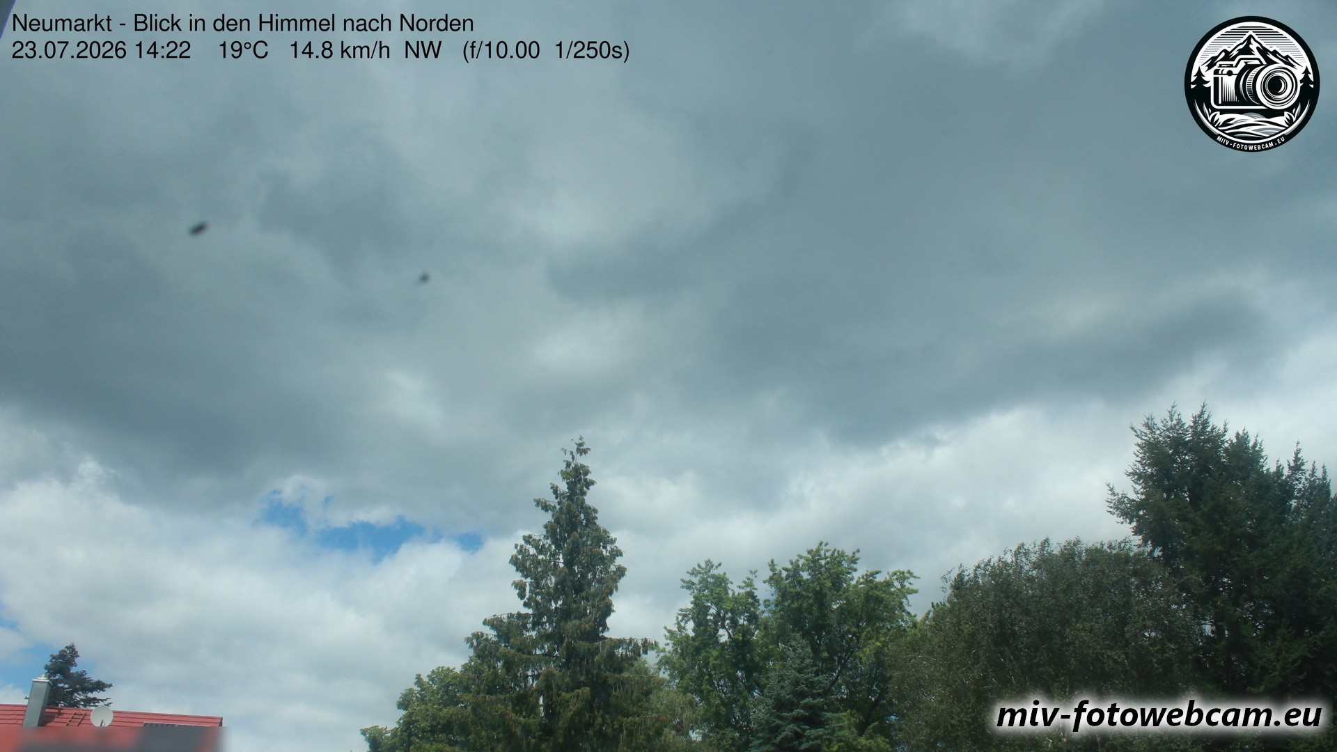 Archiv Foto Neumarkt in der Oberpfalz: Wetter-Webcam Norden