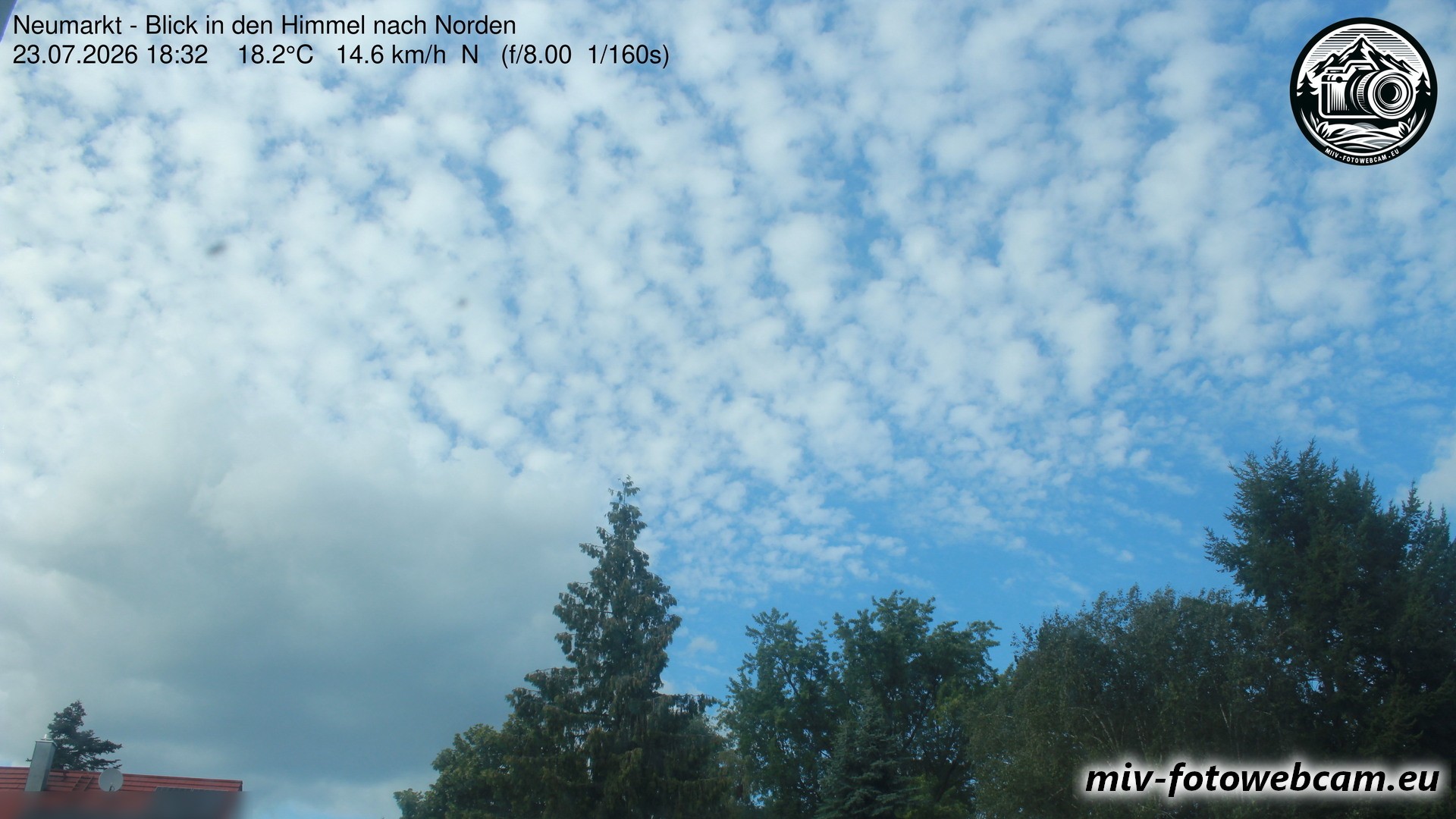 Archiv Foto Neumarkt in der Oberpfalz: Wetter-Webcam Norden
