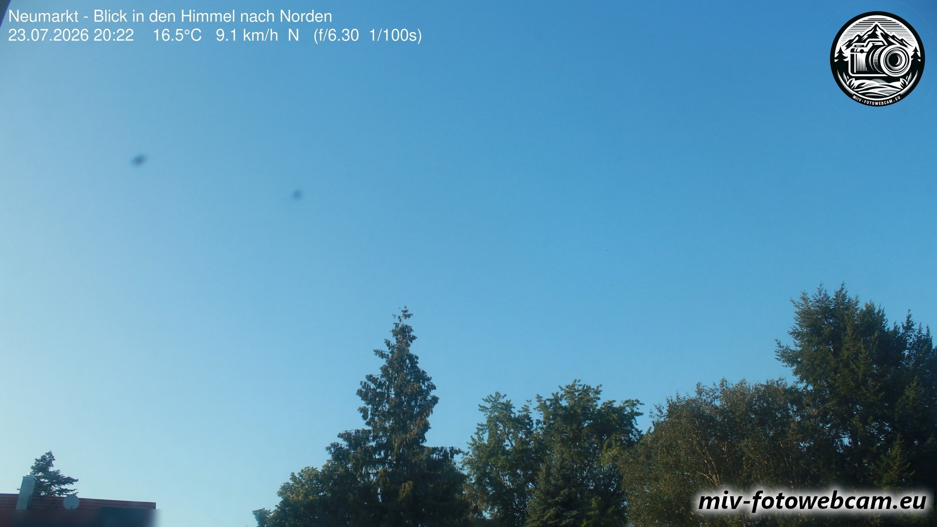 Archiv Foto Neumarkt in der Oberpfalz: Wetter-Webcam Norden