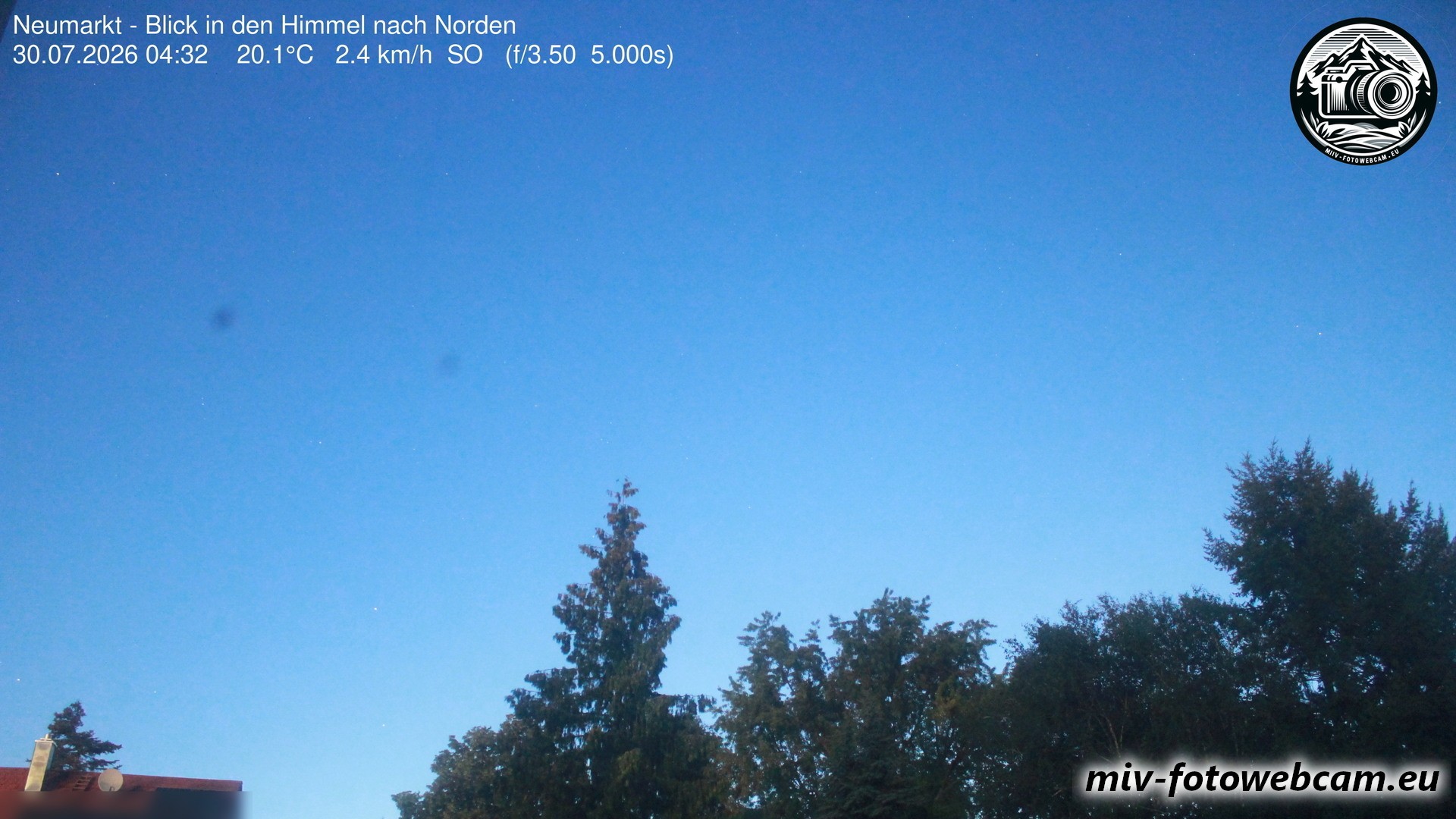 Archiv Foto Neumarkt in der Oberpfalz: Wetter-Webcam Norden