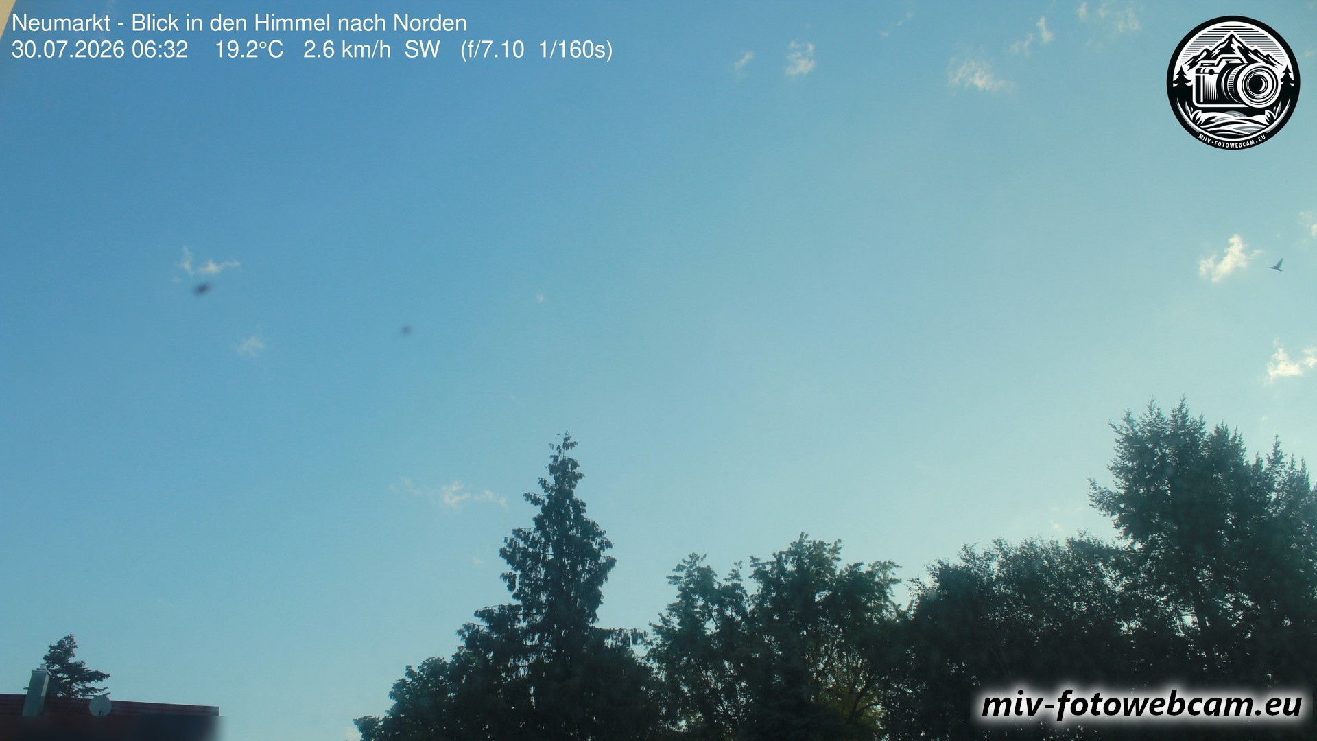 Archiv Foto Neumarkt in der Oberpfalz: Wetter-Webcam Norden