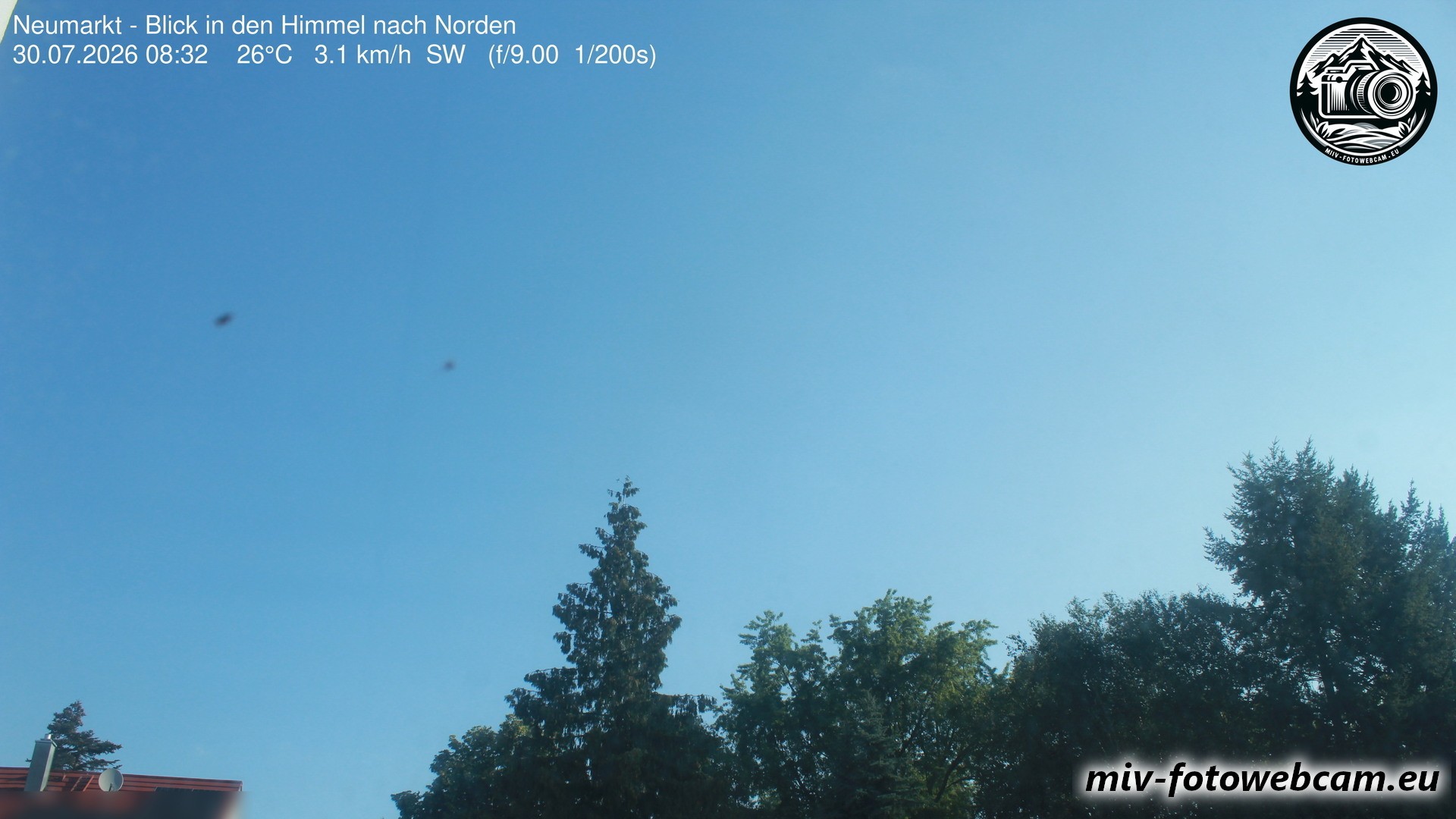 Archiv Foto Neumarkt in der Oberpfalz: Wetter-Webcam Norden