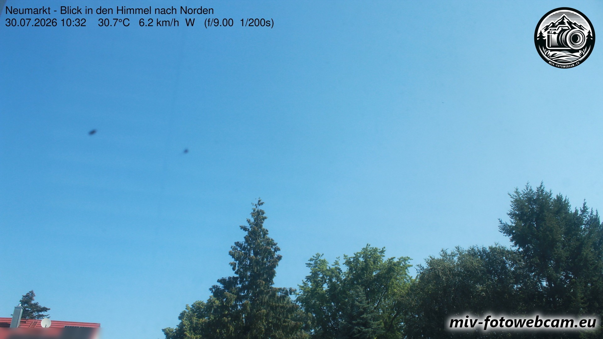 Archiv Foto Neumarkt in der Oberpfalz: Wetter-Webcam Norden