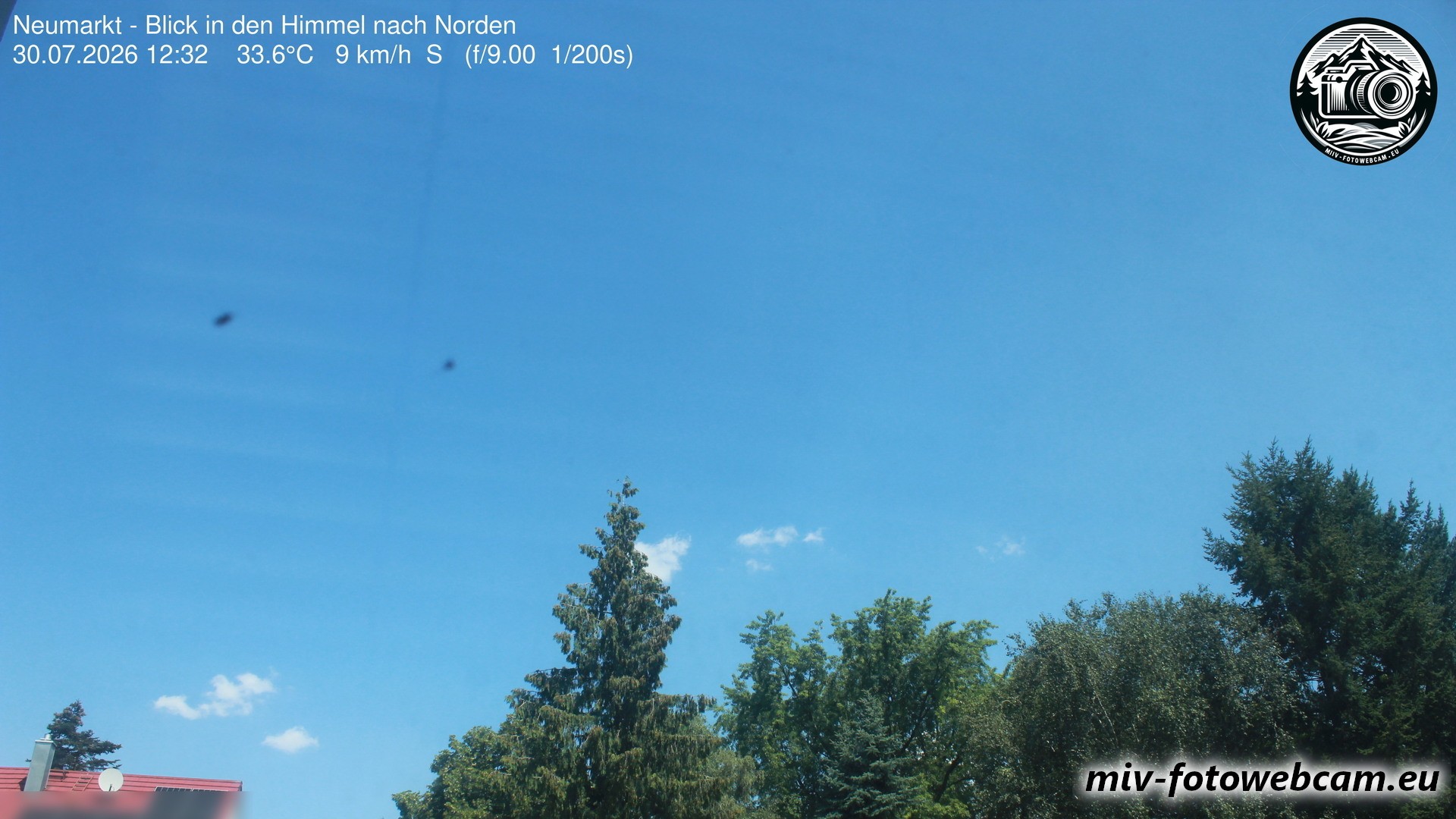 Archiv Foto Neumarkt in der Oberpfalz: Wetter-Webcam Norden