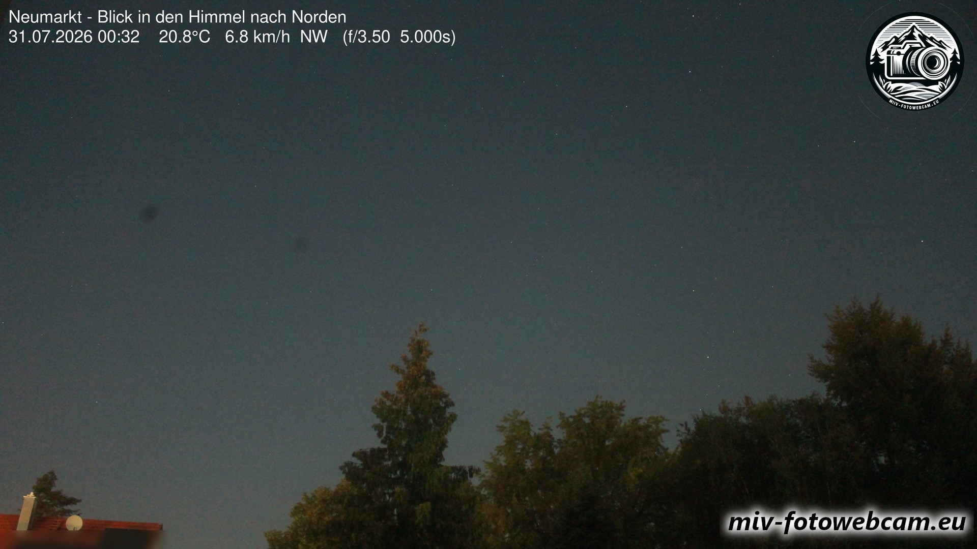 Archiv Foto Neumarkt in der Oberpfalz: Wetter-Webcam Norden
