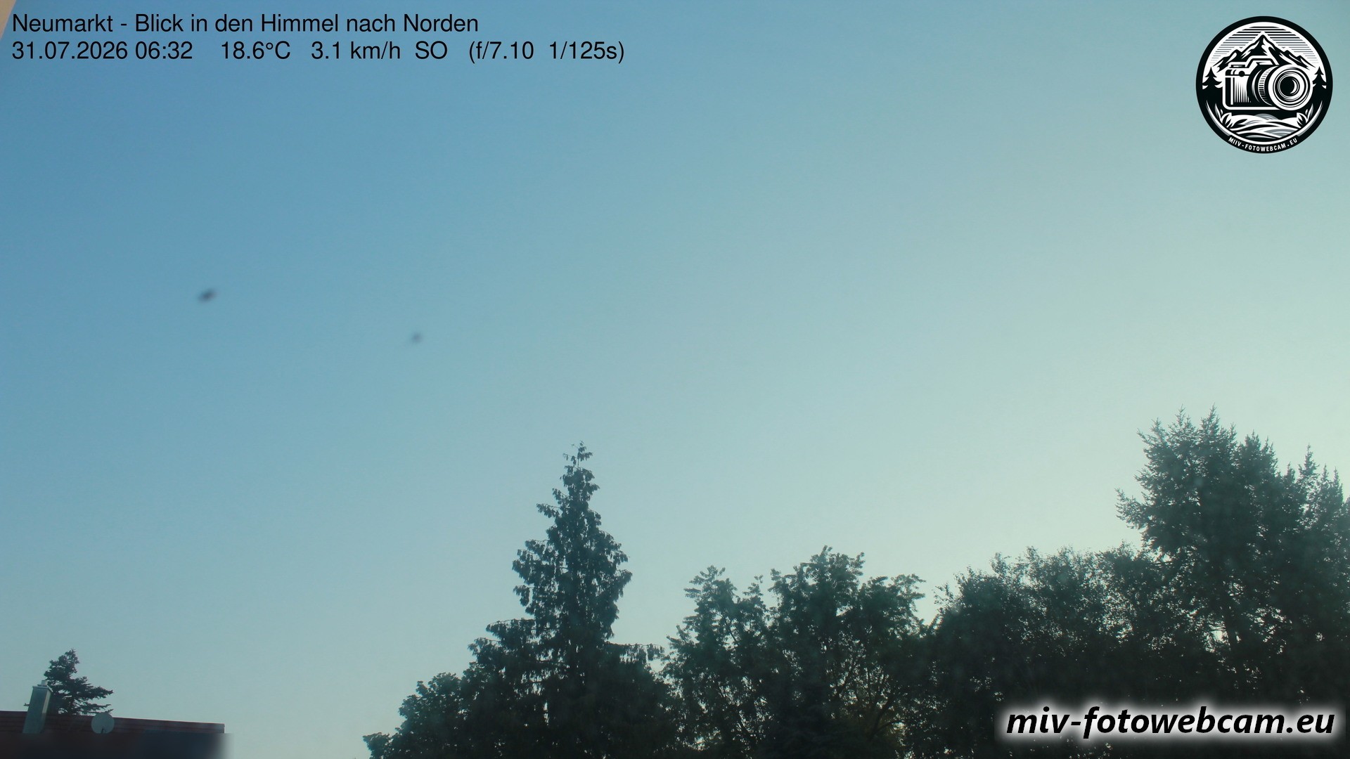 Archiv Foto Neumarkt in der Oberpfalz: Wetter-Webcam Norden