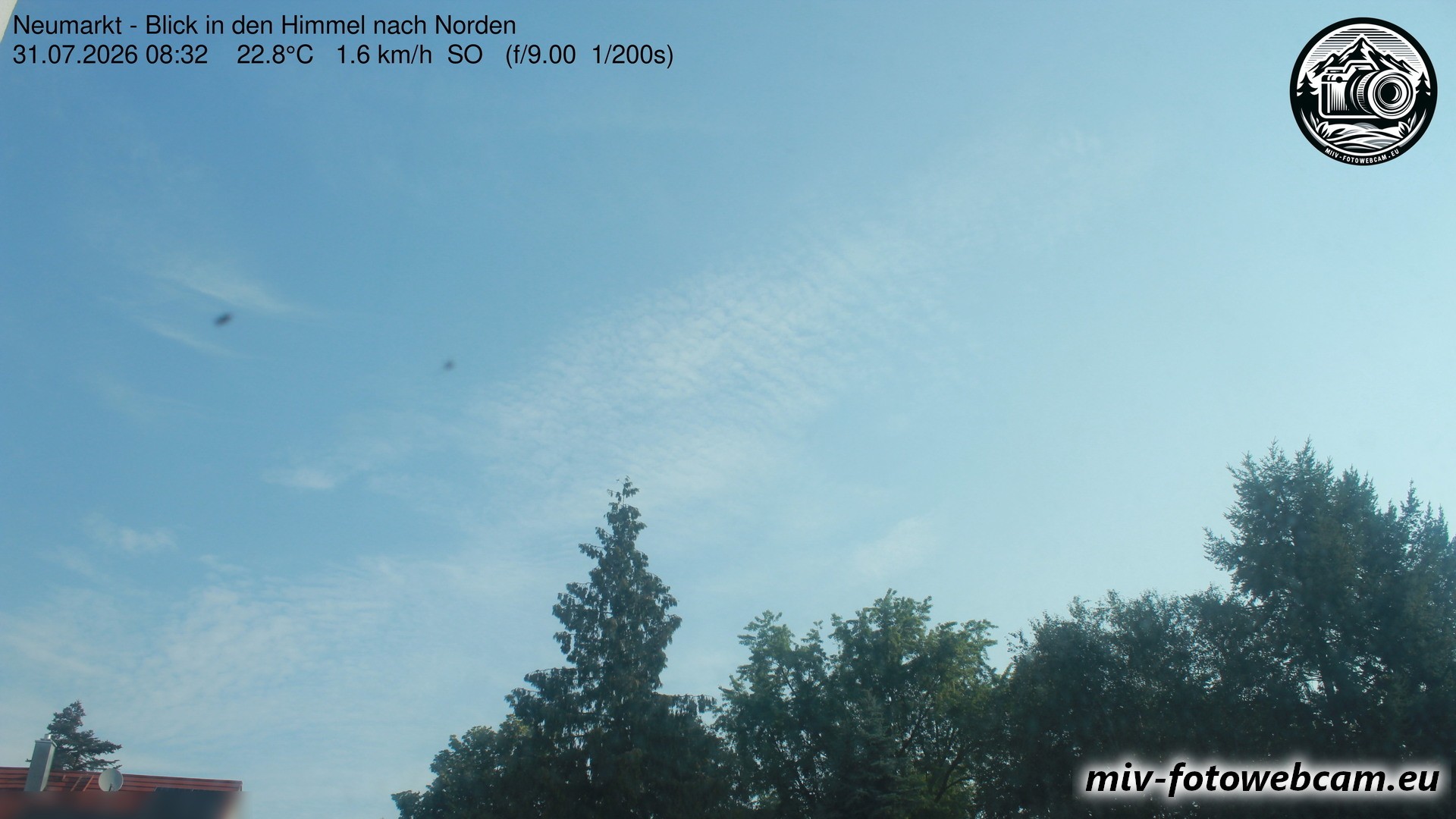 Archiv Foto Neumarkt in der Oberpfalz: Wetter-Webcam Norden