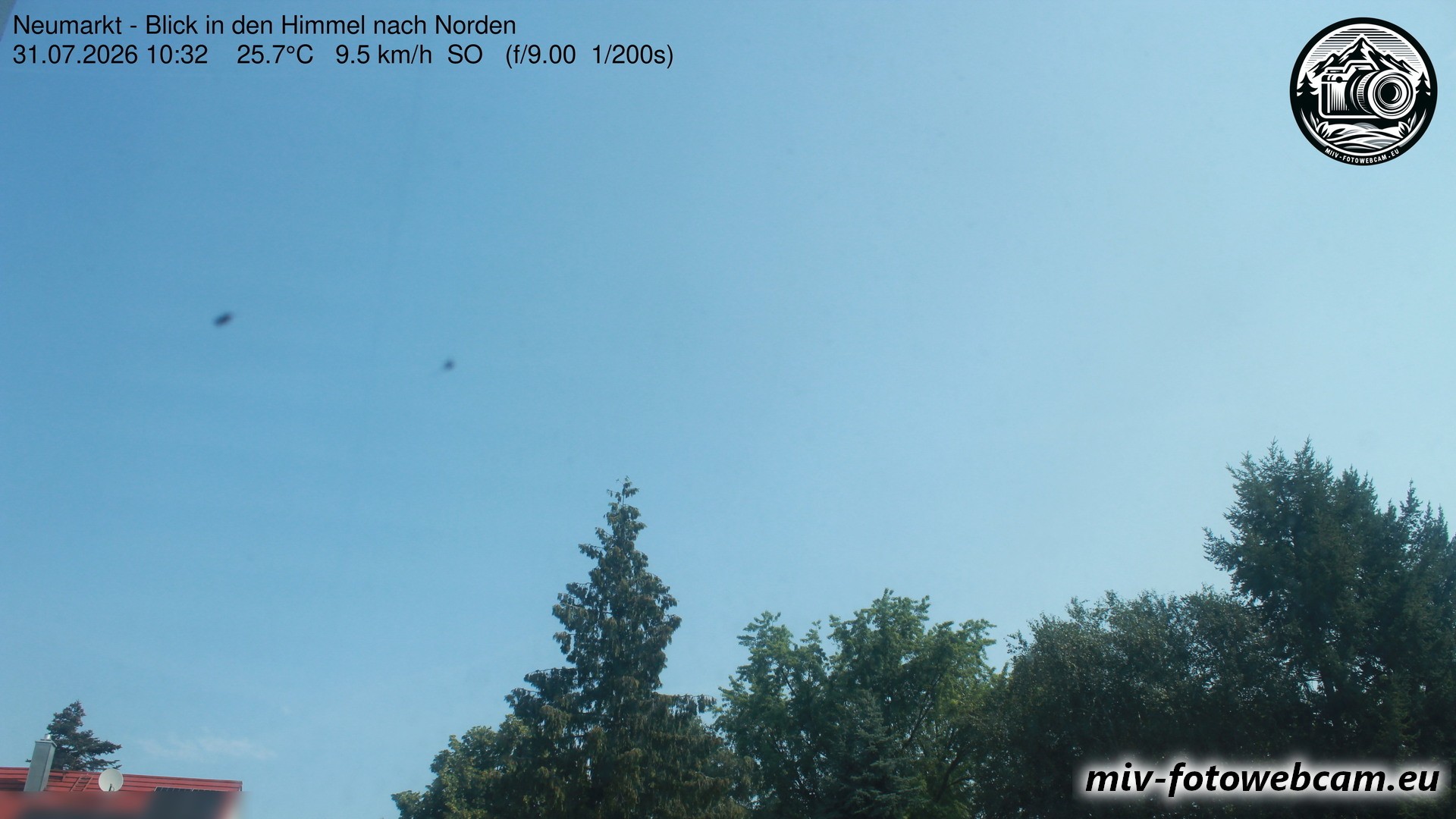 Archiv Foto Neumarkt in der Oberpfalz: Wetter-Webcam Norden