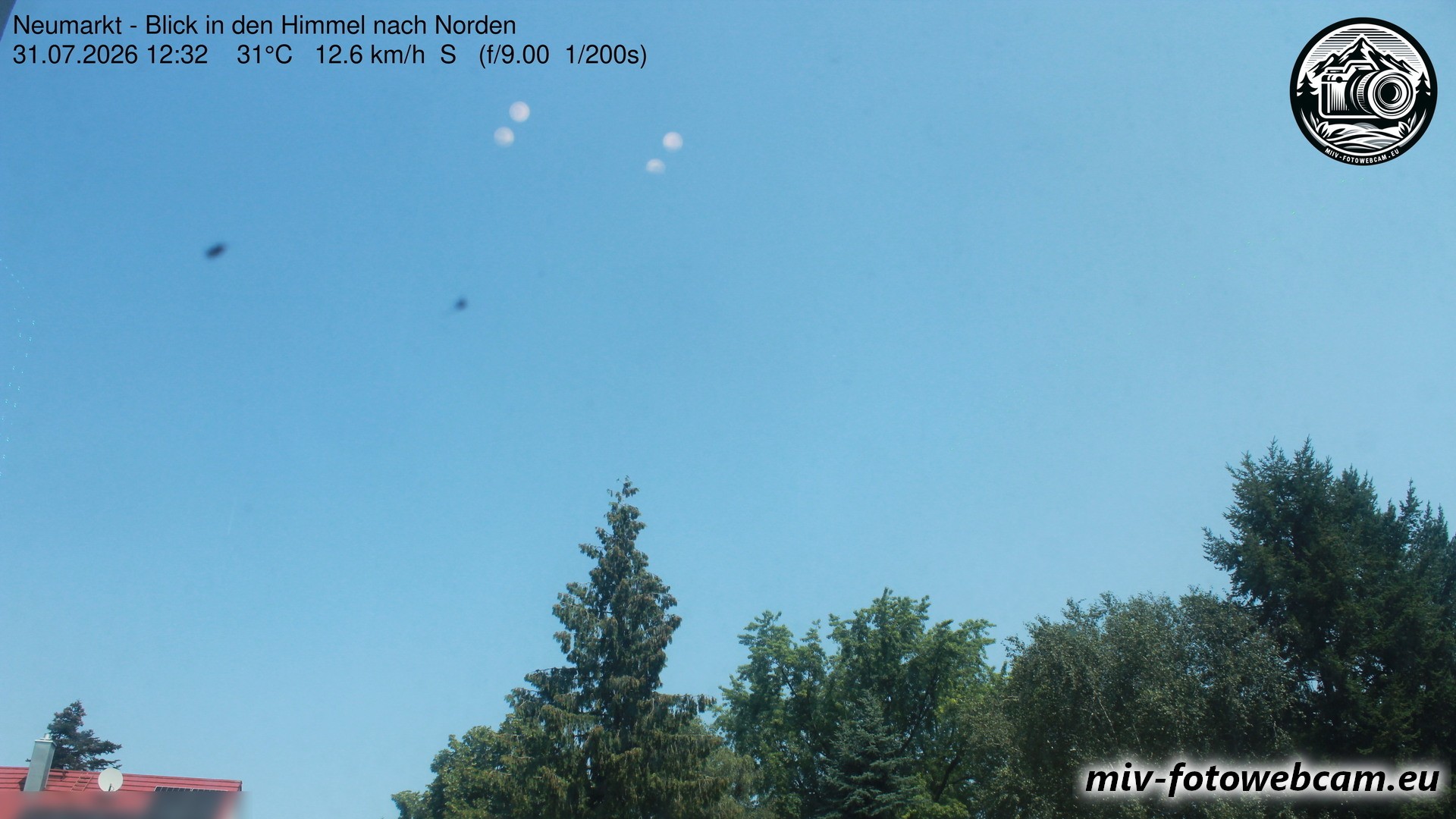 Archiv Foto Neumarkt in der Oberpfalz: Wetter-Webcam Norden