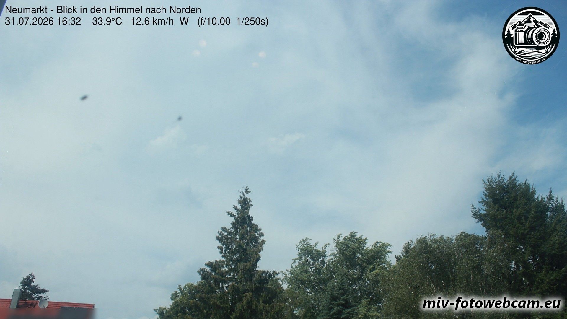 Archiv Foto Neumarkt in der Oberpfalz: Wetter-Webcam Norden