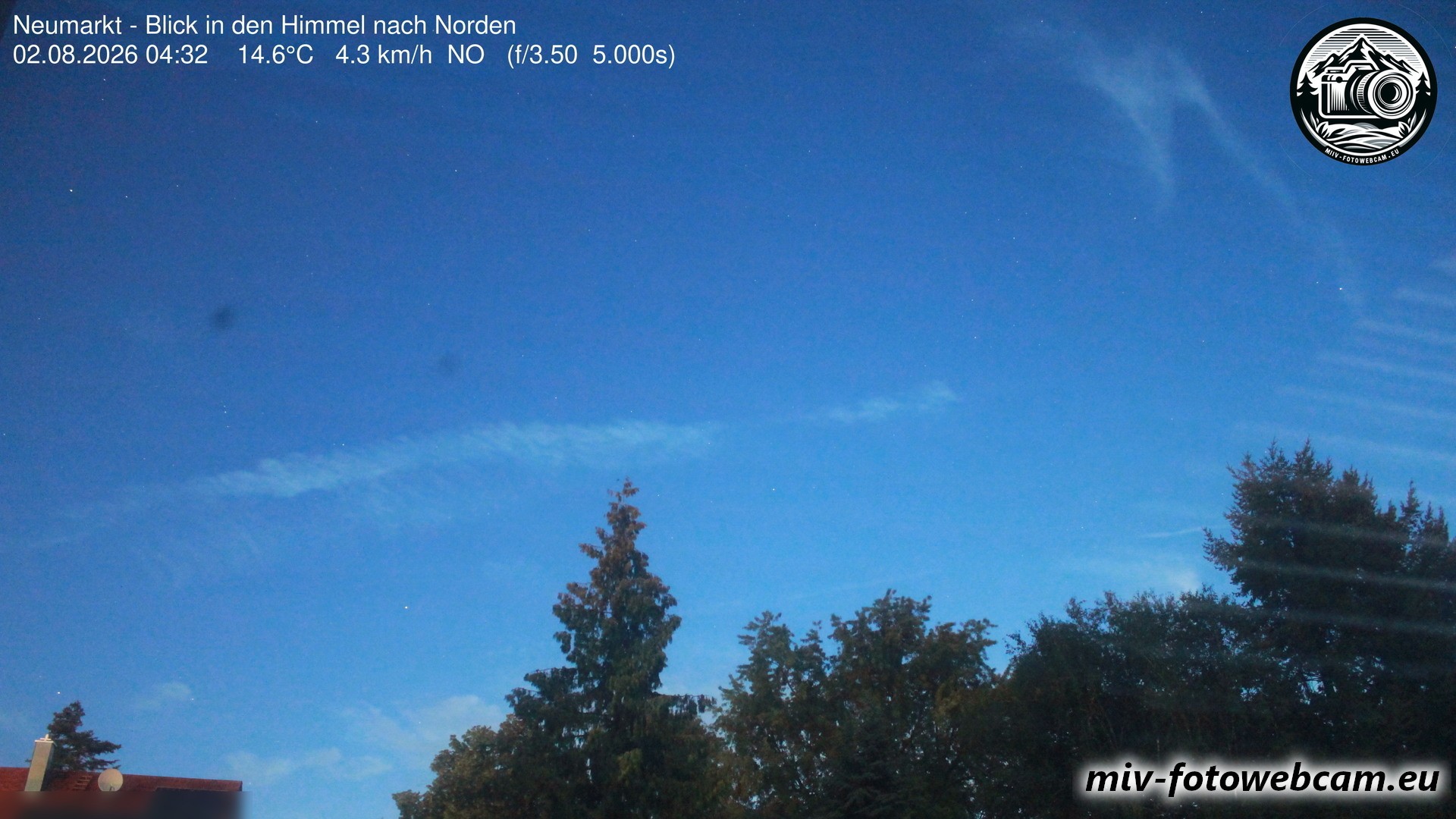 Archiv Foto Neumarkt in der Oberpfalz: Wetter-Webcam Norden