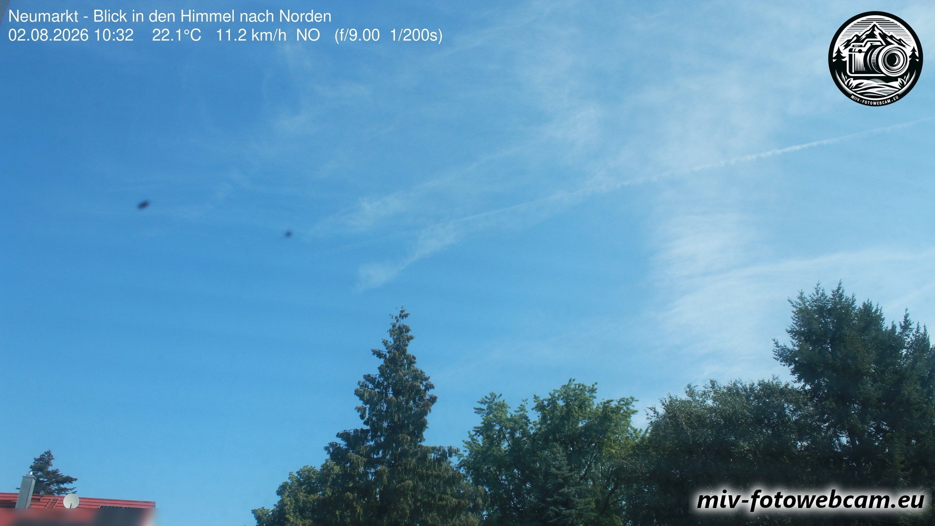 Archiv Foto Neumarkt in der Oberpfalz: Wetter-Webcam Norden