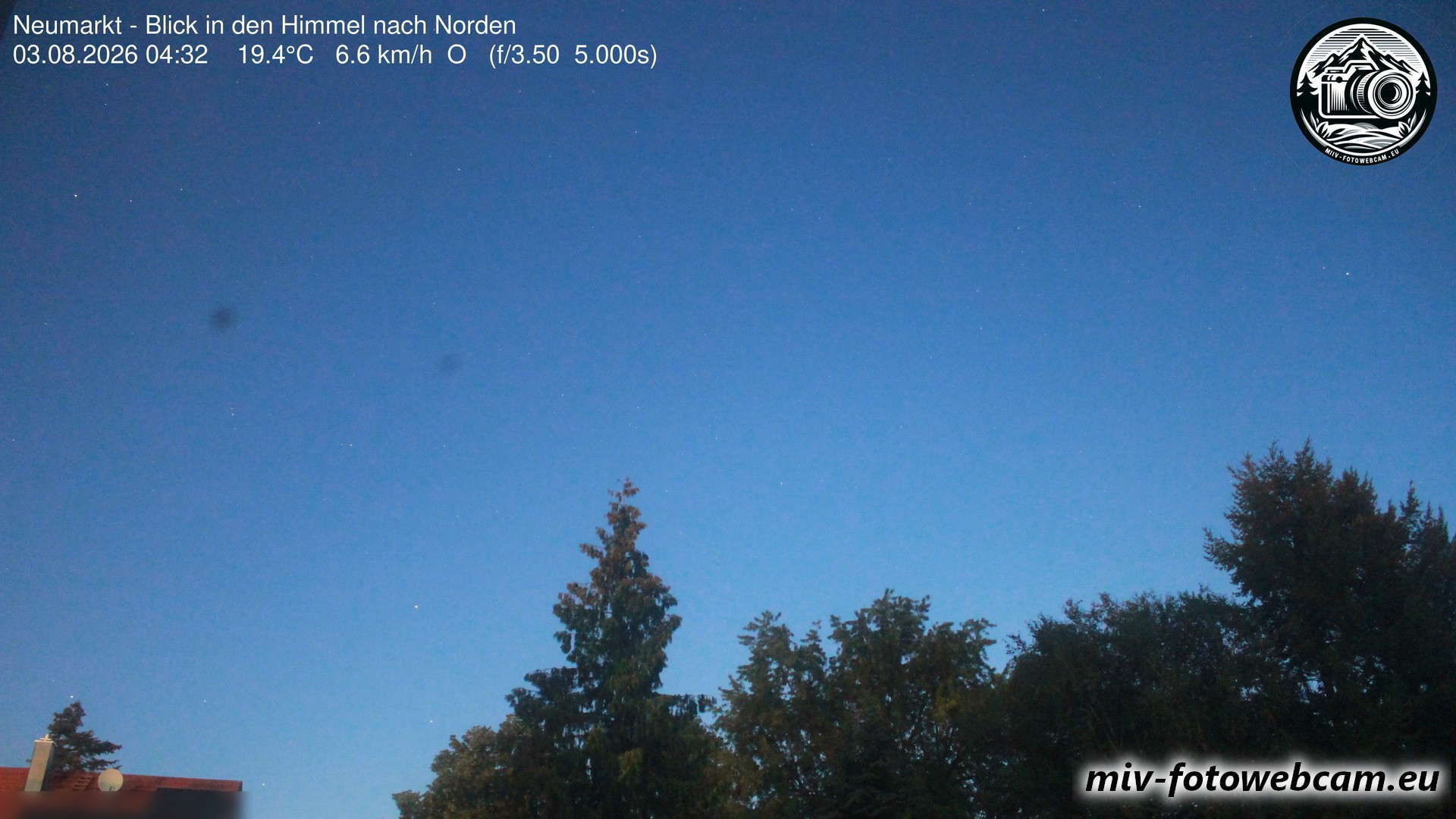 Archiv Foto Neumarkt in der Oberpfalz: Wetter-Webcam Norden