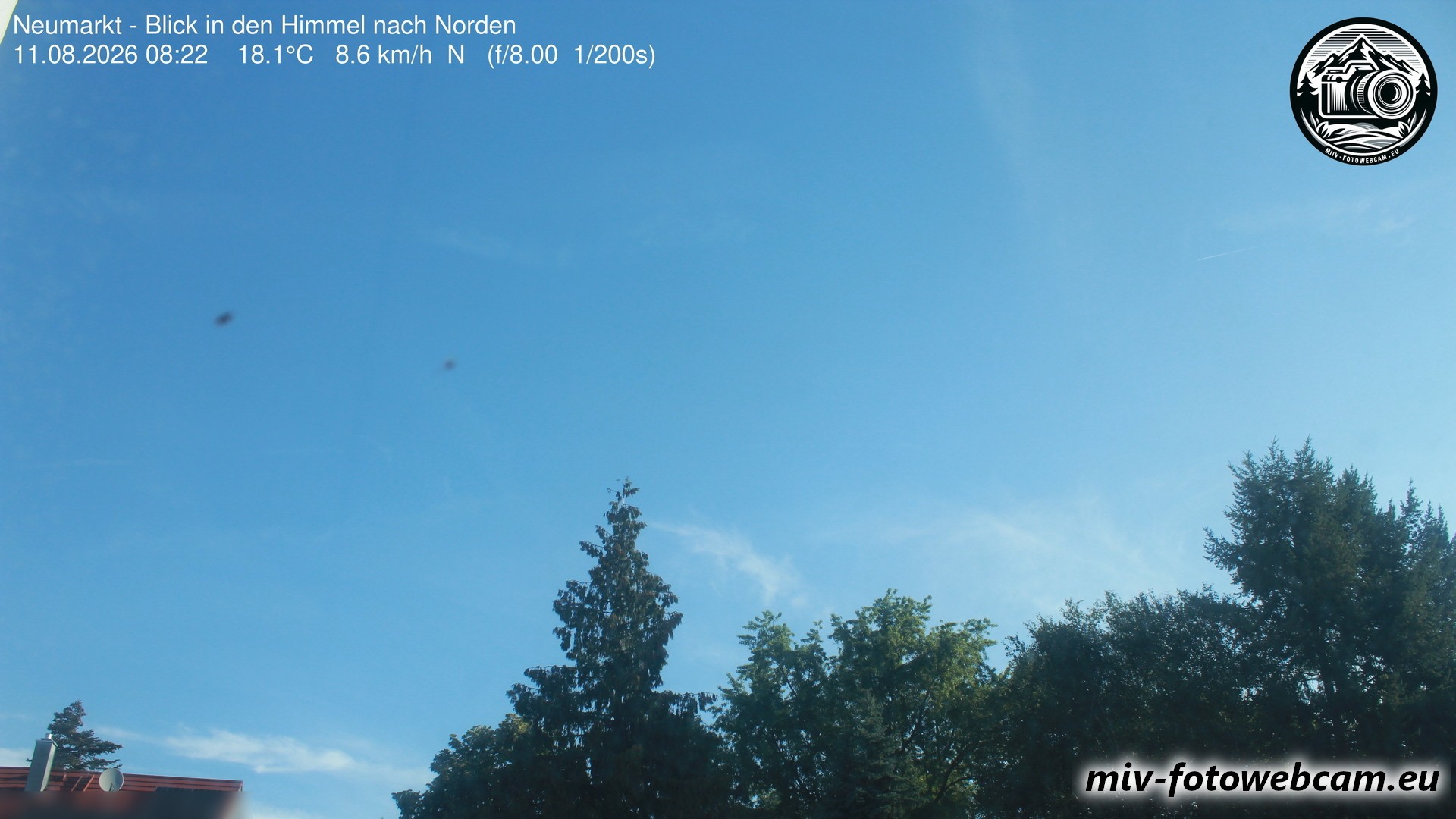 Archiv Foto Neumarkt in der Oberpfalz: Wetter-Webcam Norden