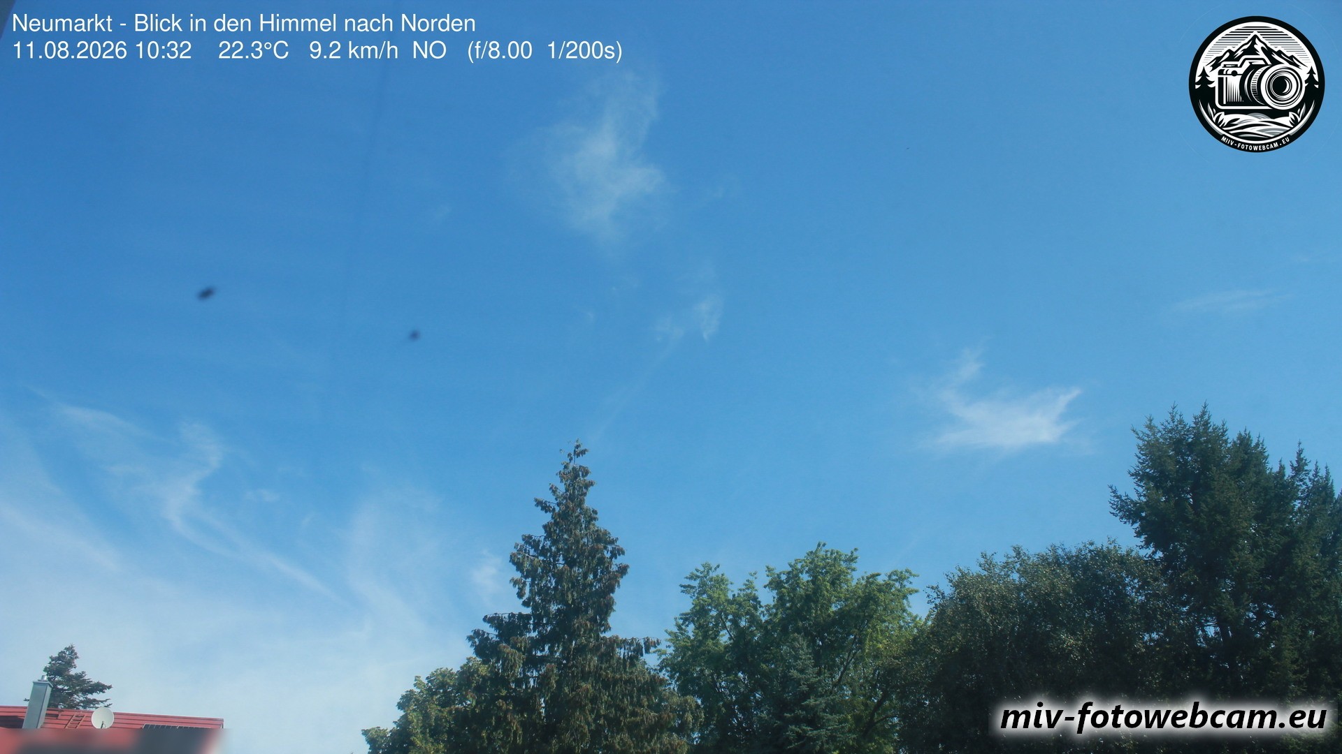 Archiv Foto Neumarkt in der Oberpfalz: Wetter-Webcam Norden