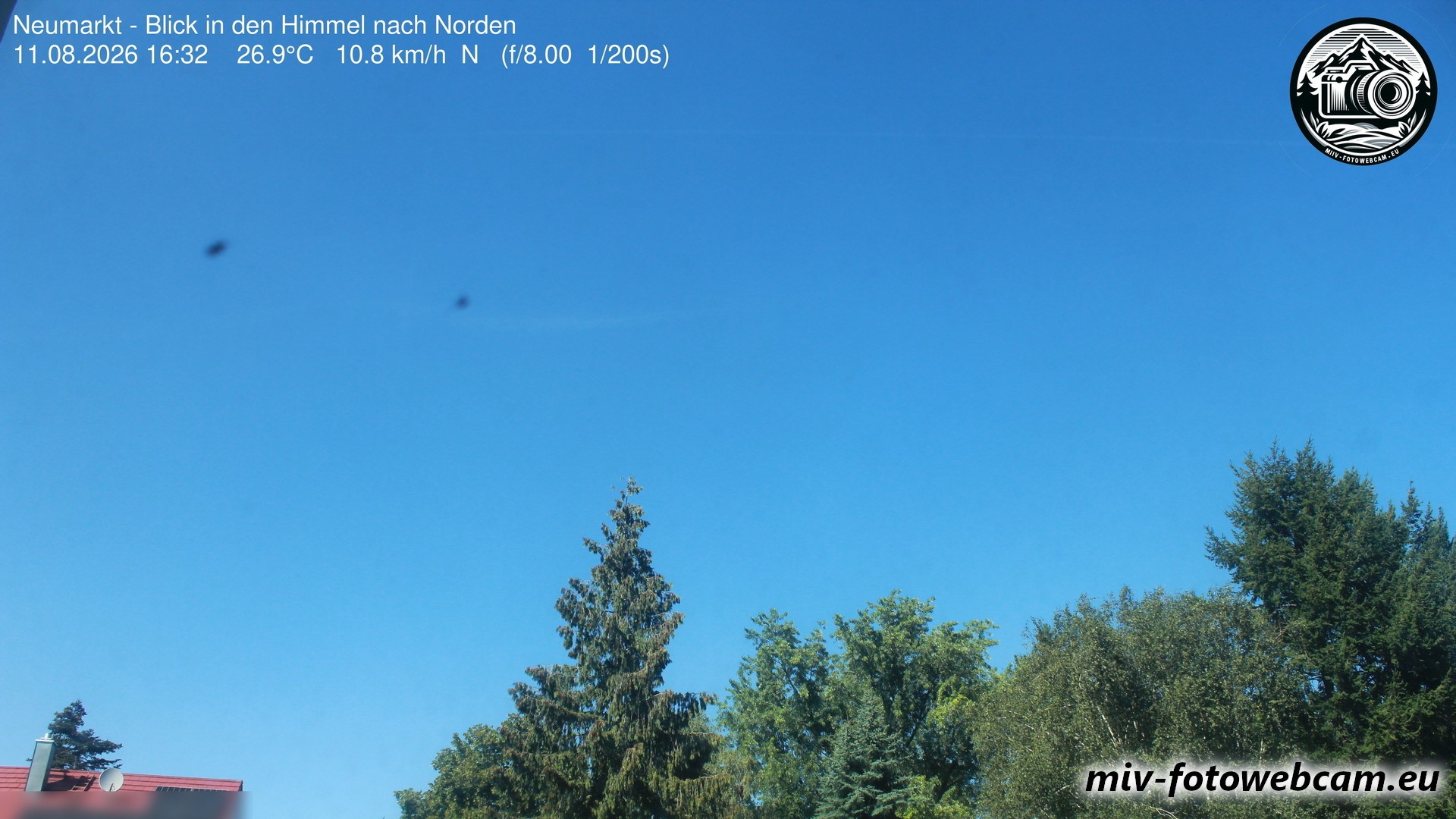 Archiv Foto Neumarkt in der Oberpfalz: Wetter-Webcam Norden