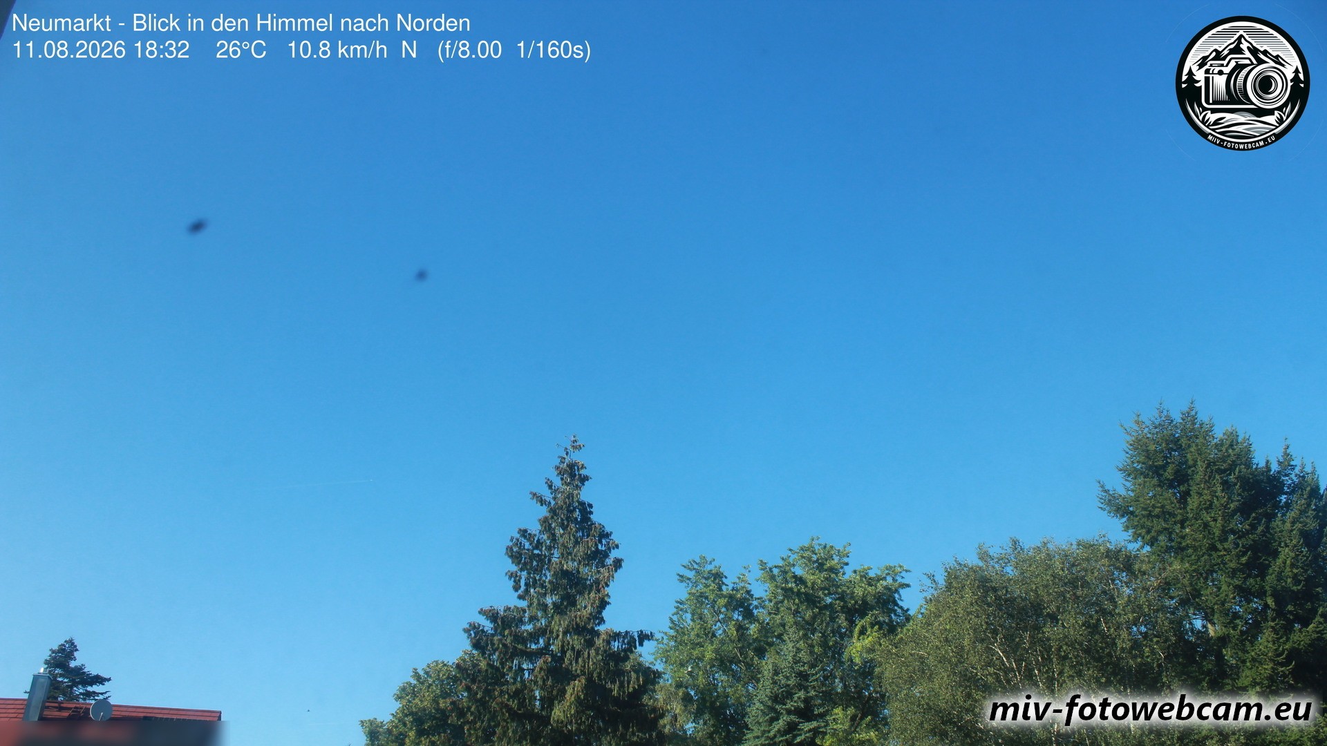 Archiv Foto Neumarkt in der Oberpfalz: Wetter-Webcam Norden