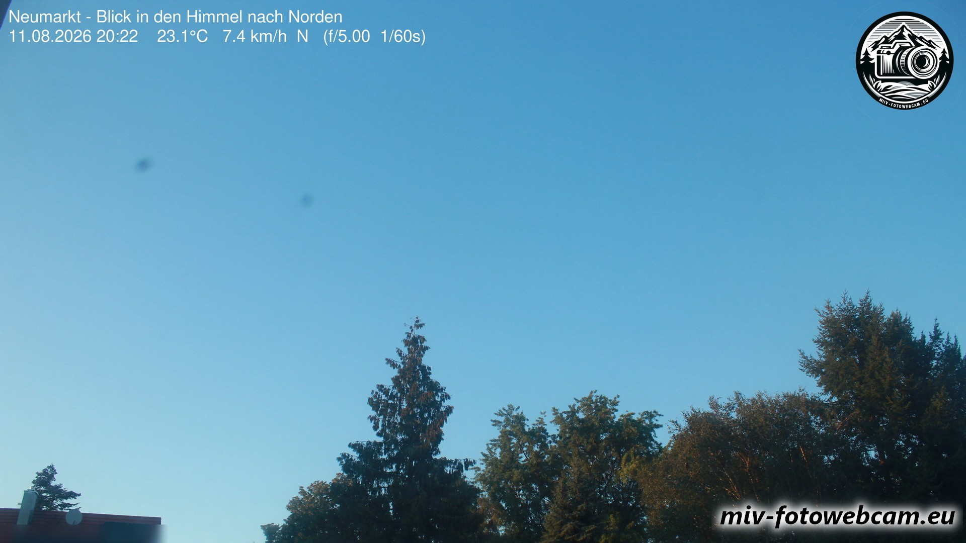 Archiv Foto Neumarkt in der Oberpfalz: Wetter-Webcam Norden