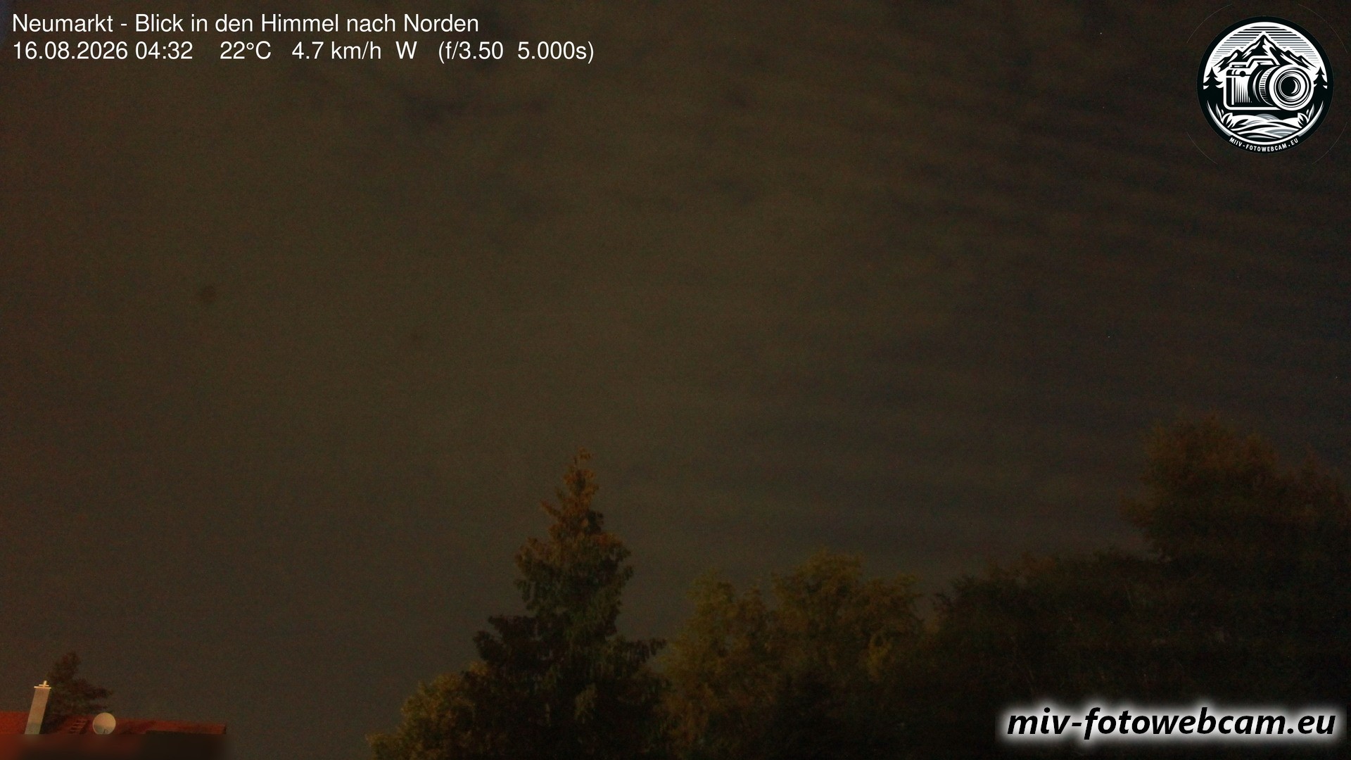 Archiv Foto Neumarkt in der Oberpfalz: Wetter-Webcam Norden