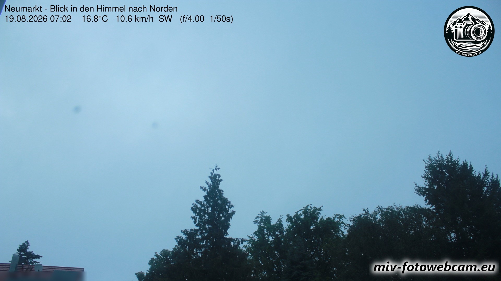 Archiv Foto Neumarkt in der Oberpfalz: Wetter-Webcam Norden