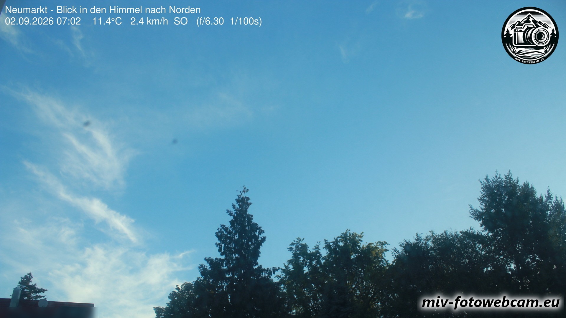 Archiv Foto Neumarkt in der Oberpfalz: Wetter-Webcam Norden