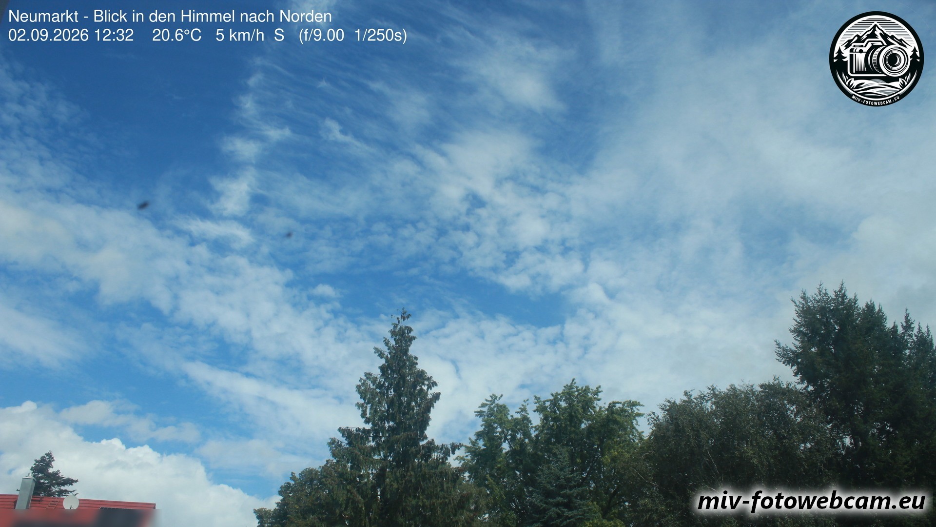 Archiv Foto Neumarkt in der Oberpfalz: Wetter-Webcam Norden