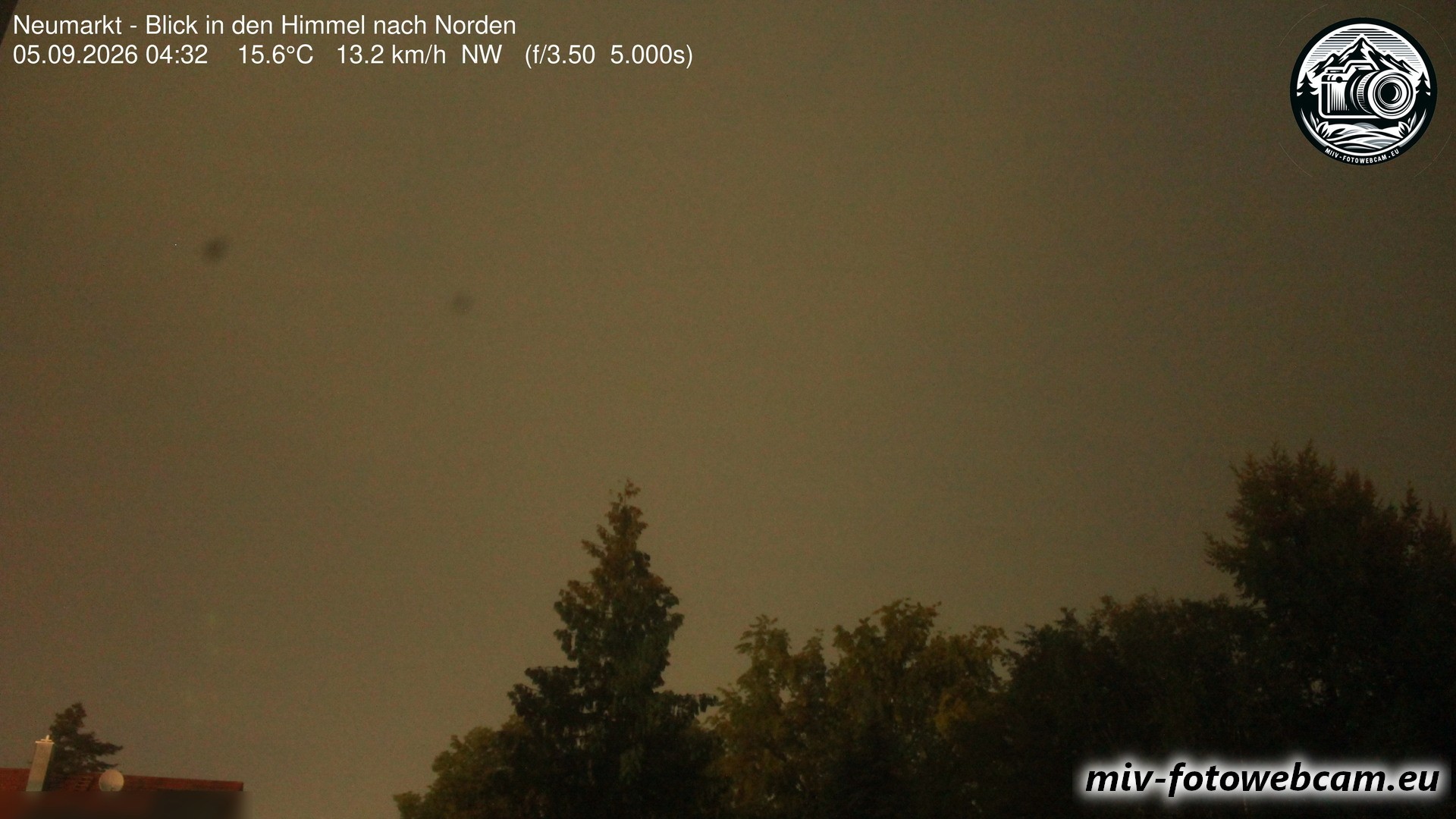 Archiv Foto Neumarkt in der Oberpfalz: Wetter-Webcam Norden