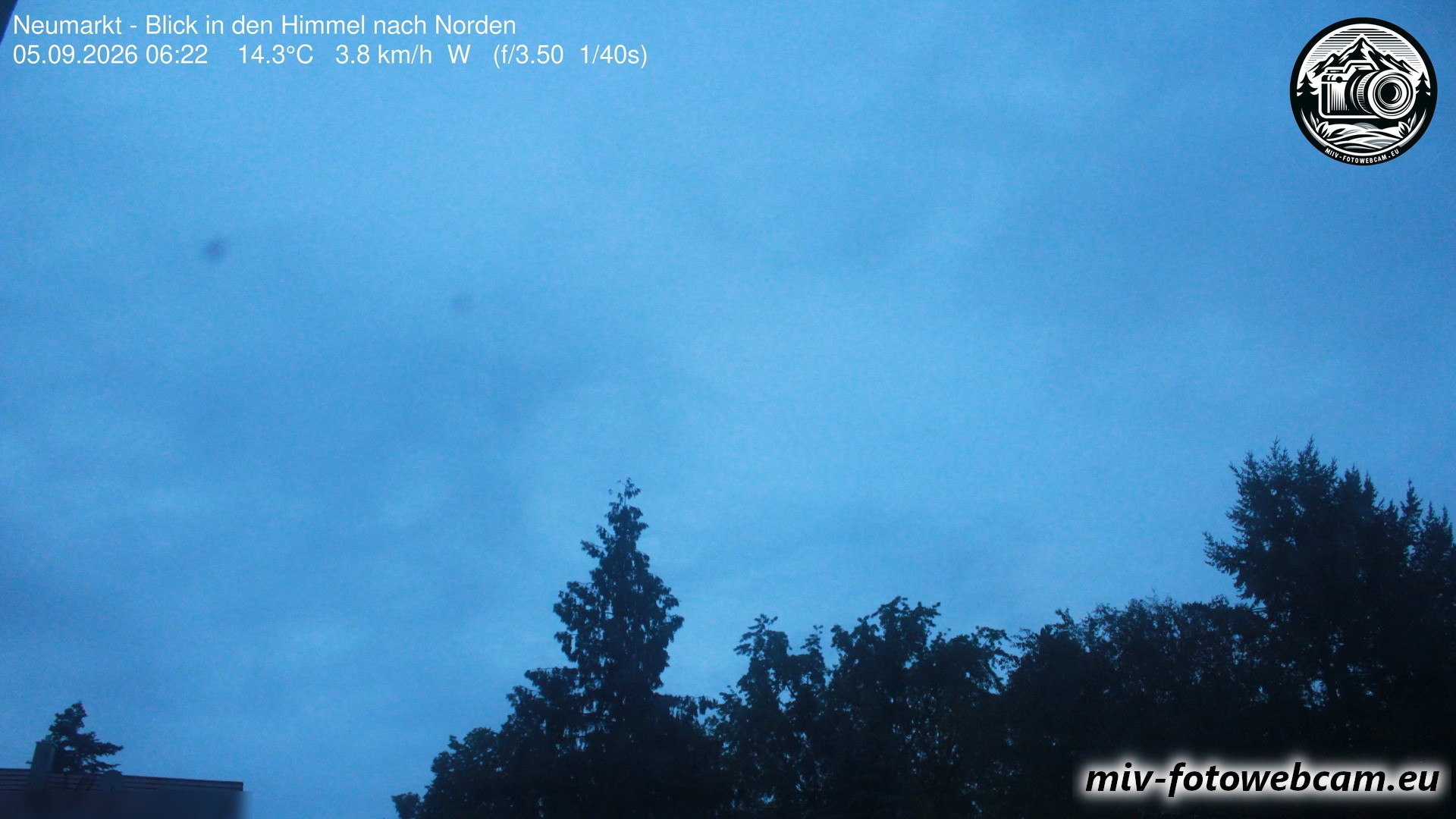 Archiv Foto Neumarkt in der Oberpfalz: Wetter-Webcam Norden