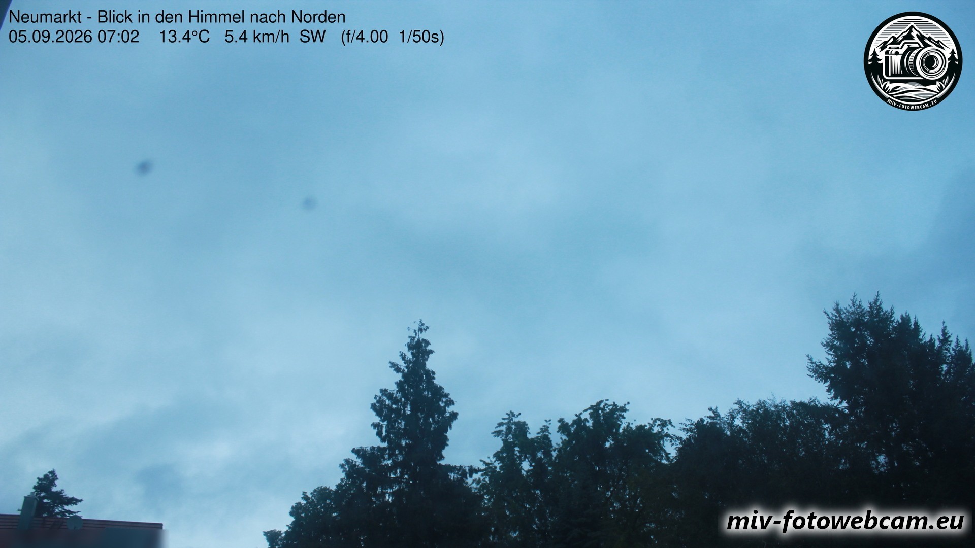 Archiv Foto Neumarkt in der Oberpfalz: Wetter-Webcam Norden
