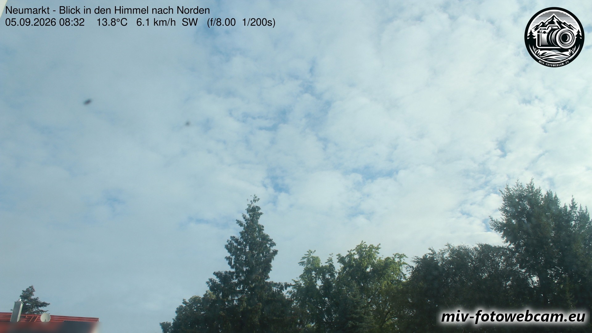Archiv Foto Neumarkt in der Oberpfalz: Wetter-Webcam Norden