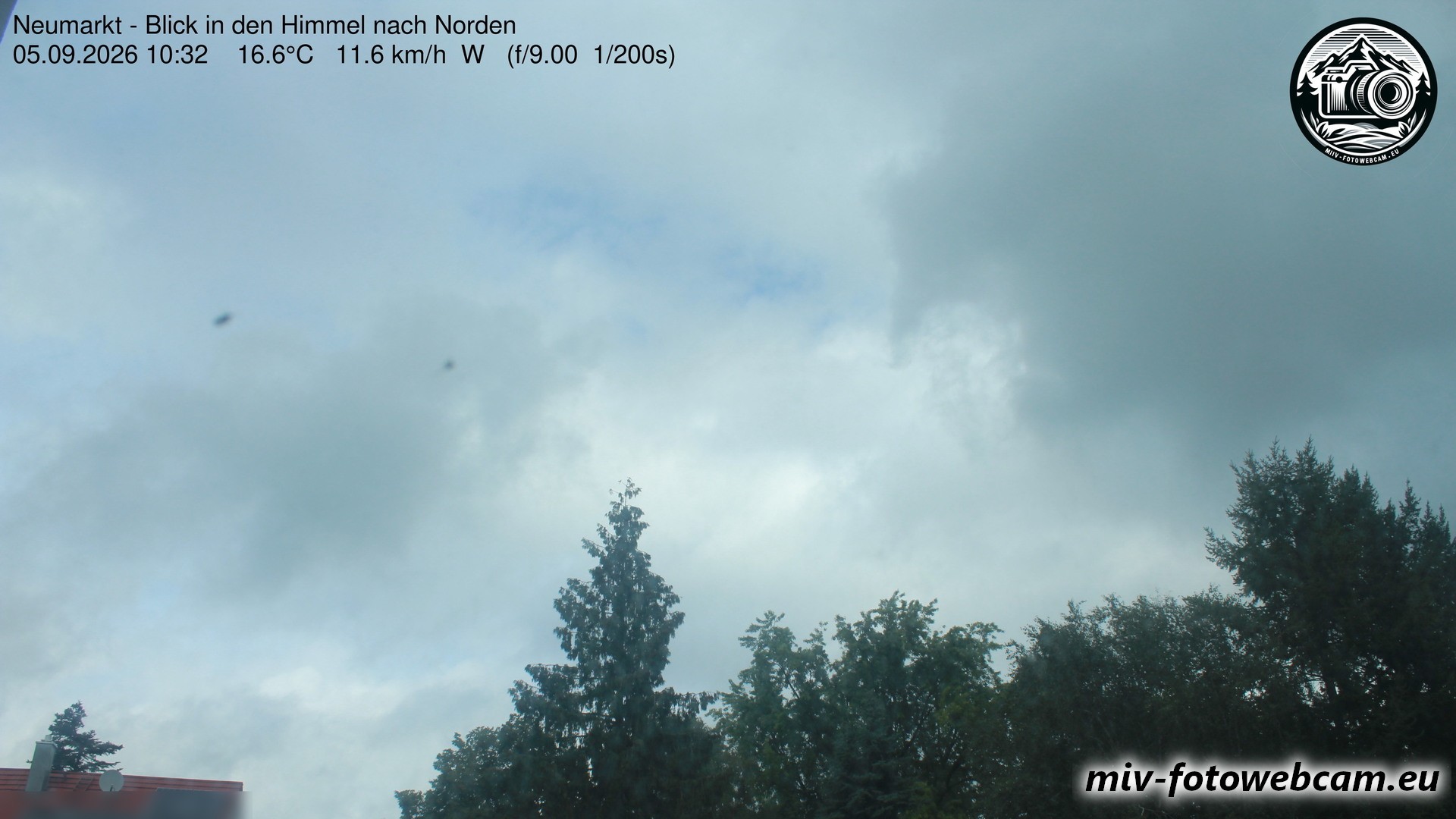 Archiv Foto Neumarkt in der Oberpfalz: Wetter-Webcam Norden