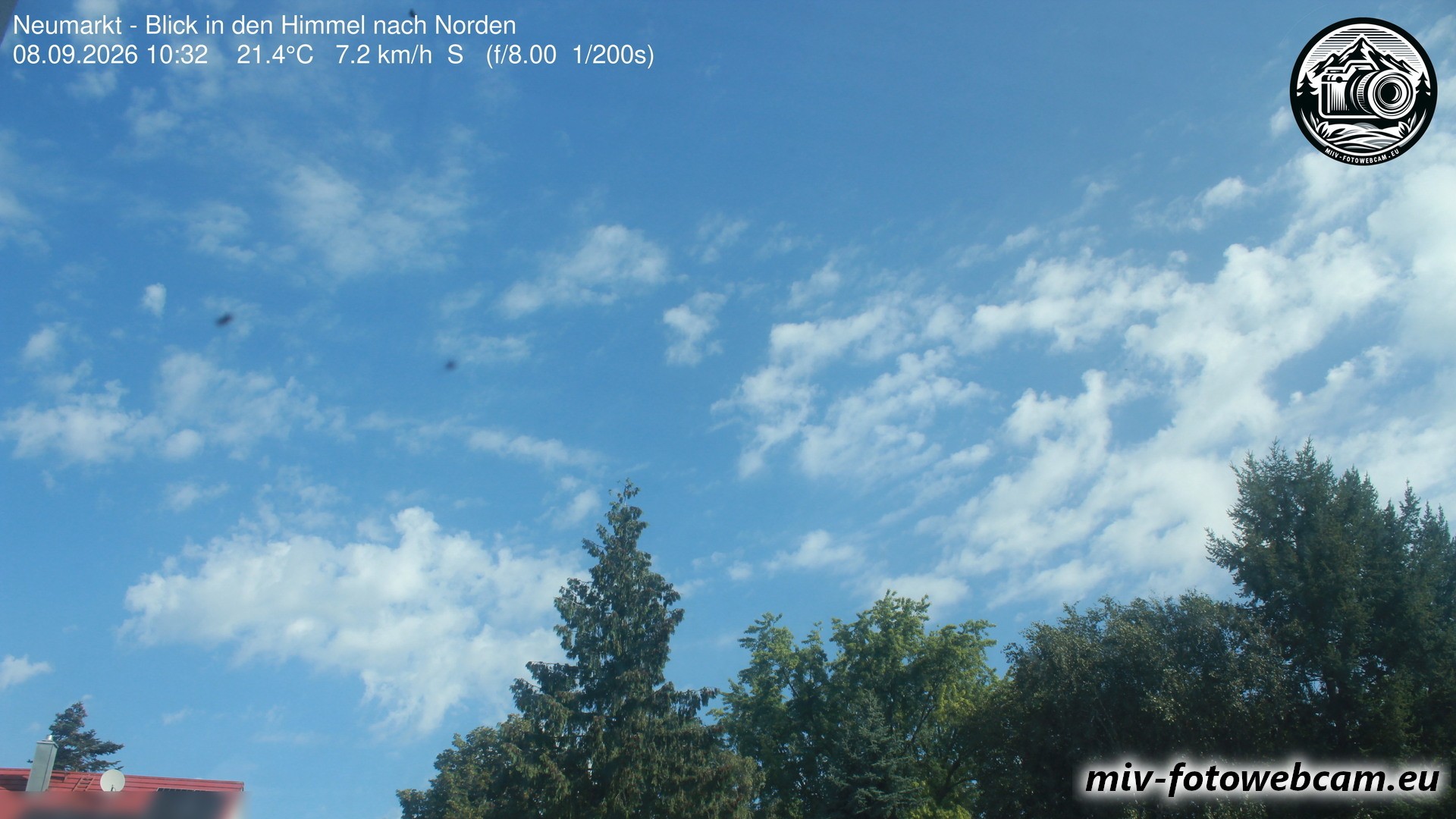 Archiv Foto Neumarkt in der Oberpfalz: Wetter-Webcam Norden