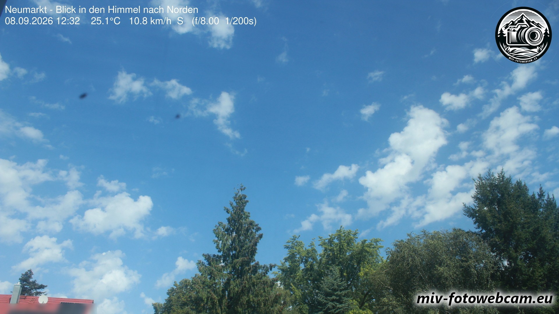 Archiv Foto Neumarkt in der Oberpfalz: Wetter-Webcam Norden