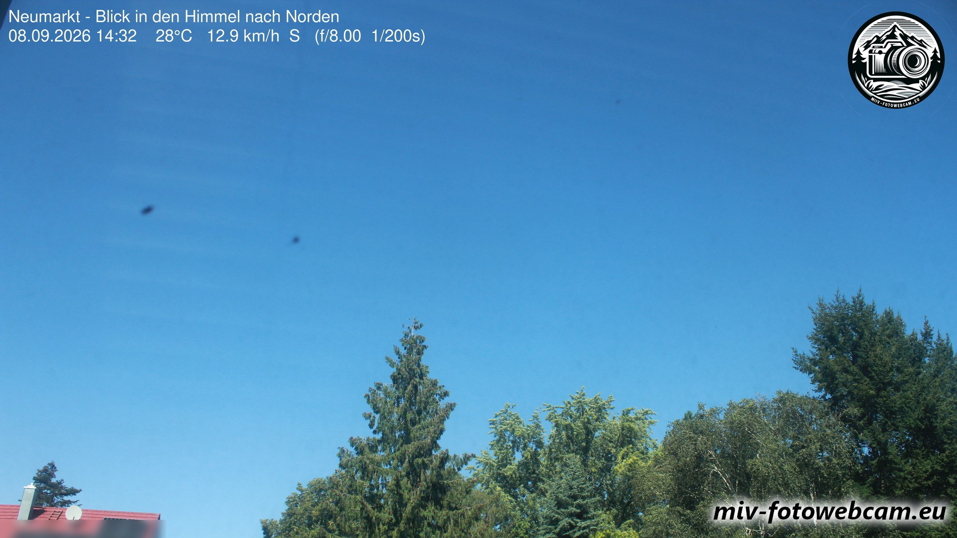 Archiv Foto Neumarkt in der Oberpfalz: Wetter-Webcam Norden