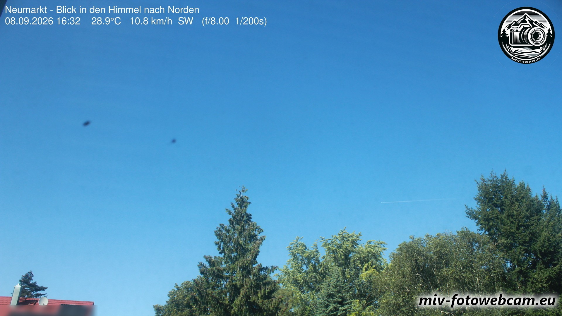 Archiv Foto Neumarkt in der Oberpfalz: Wetter-Webcam Norden
