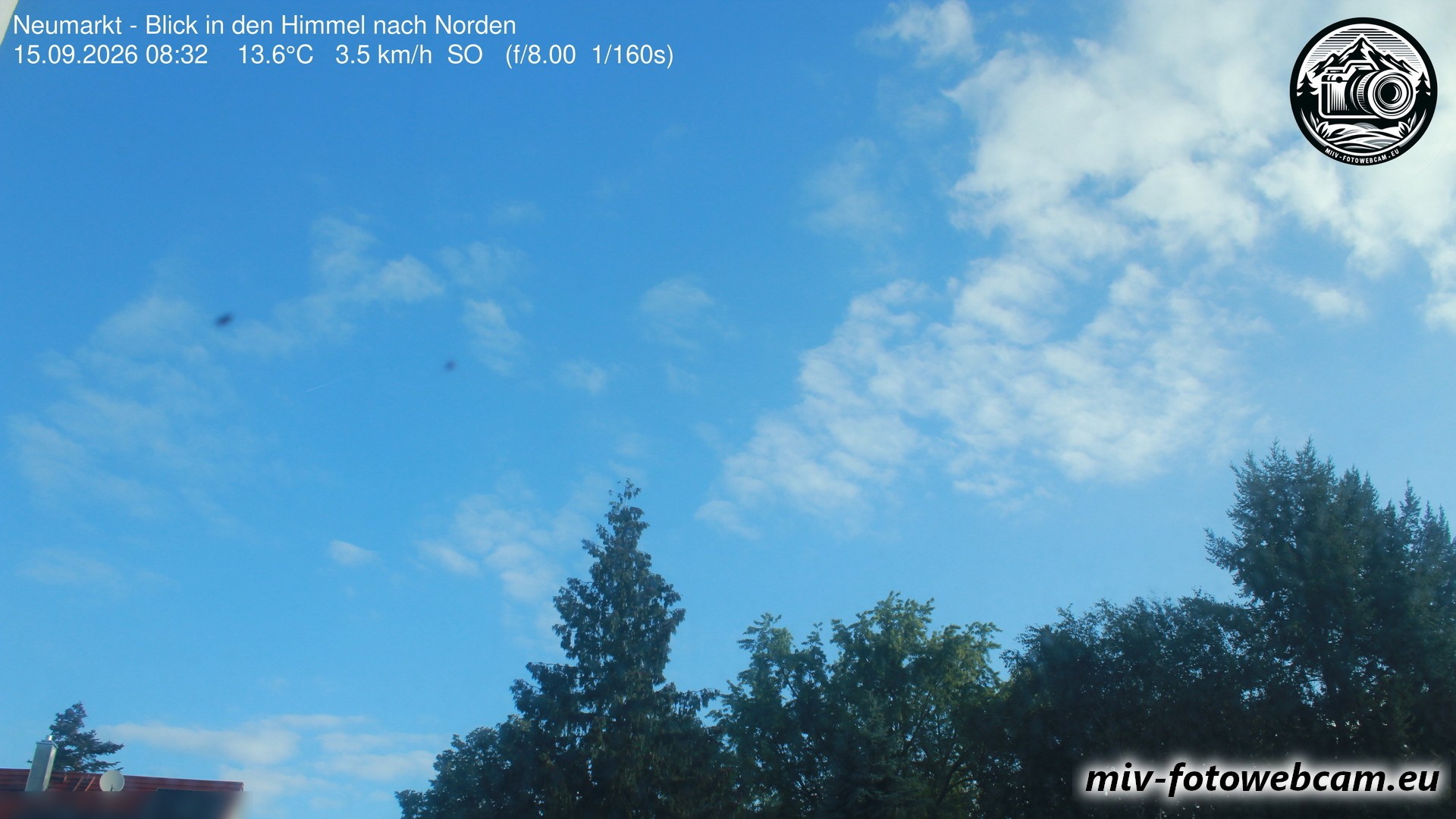Archiv Foto Neumarkt in der Oberpfalz: Wetter-Webcam Norden