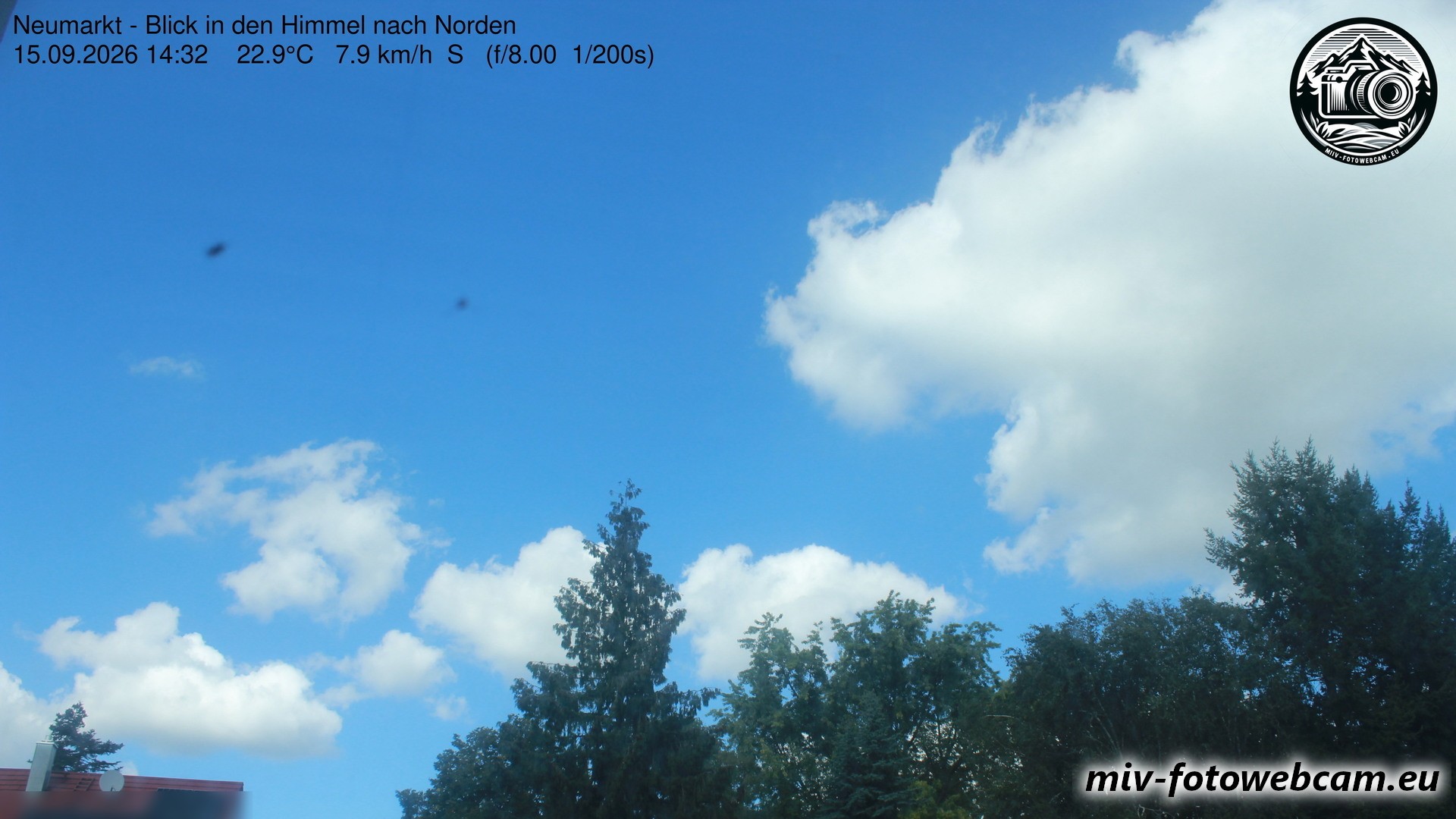 Archiv Foto Neumarkt in der Oberpfalz: Wetter-Webcam Norden