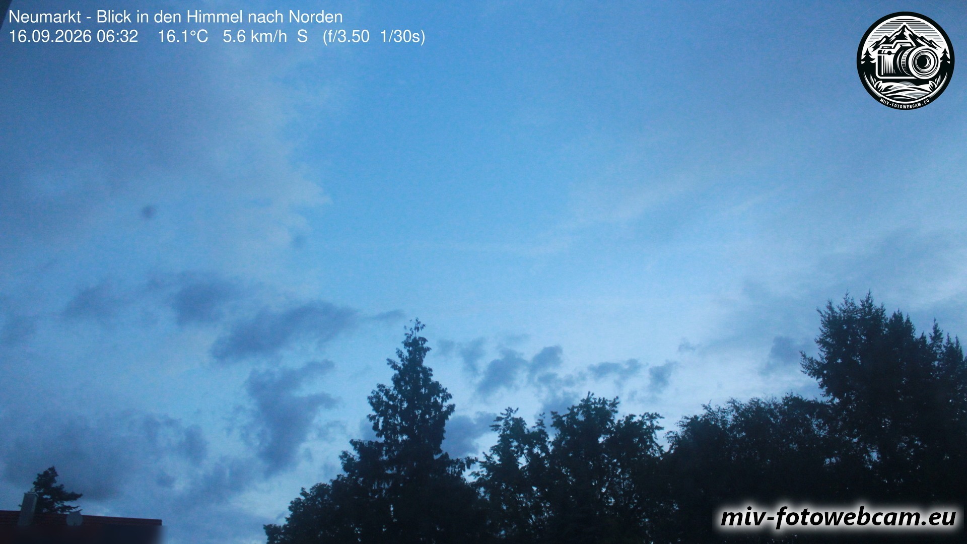 Archiv Foto Neumarkt in der Oberpfalz: Wetter-Webcam Norden