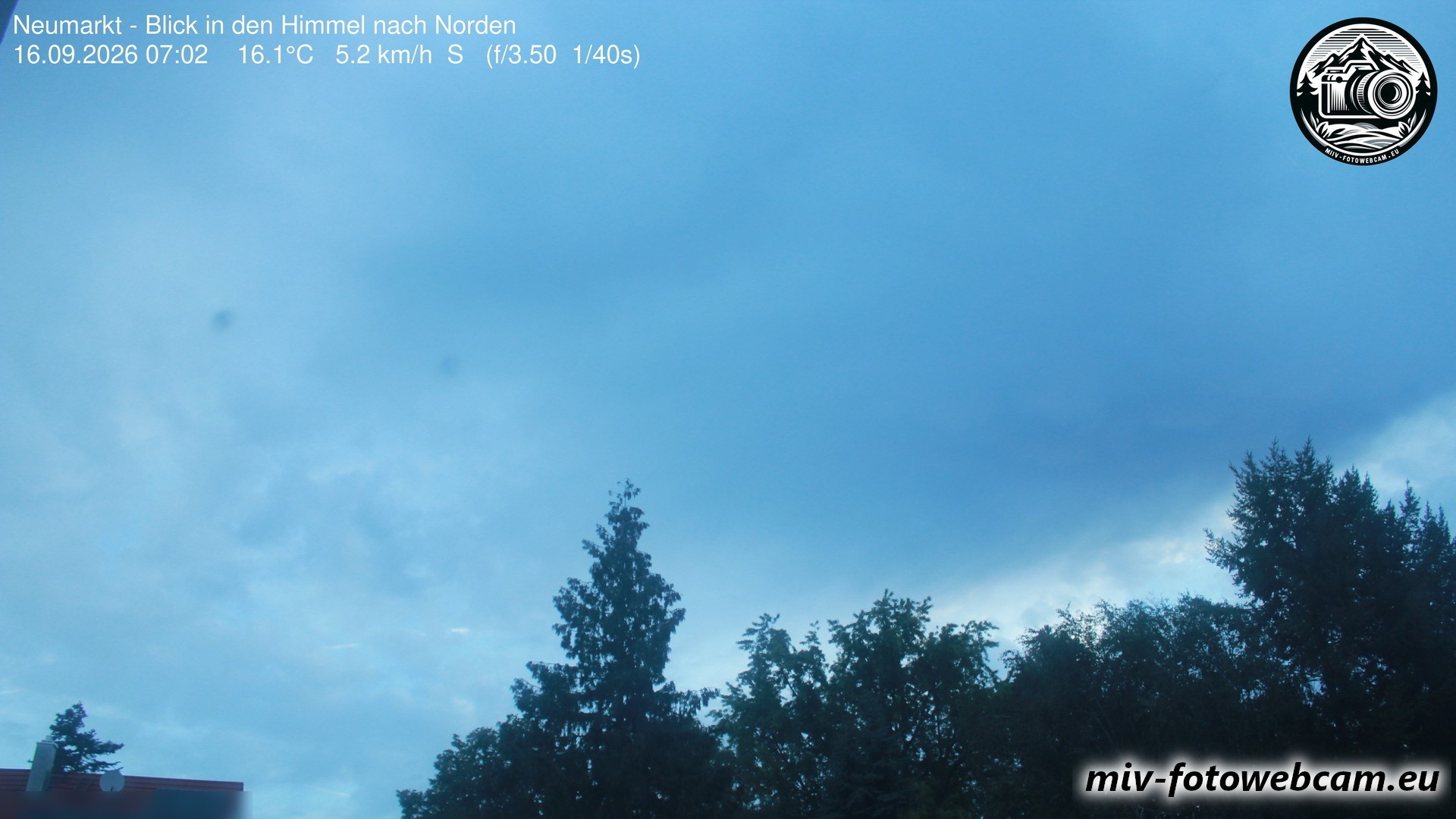 Archiv Foto Neumarkt in der Oberpfalz: Wetter-Webcam Norden