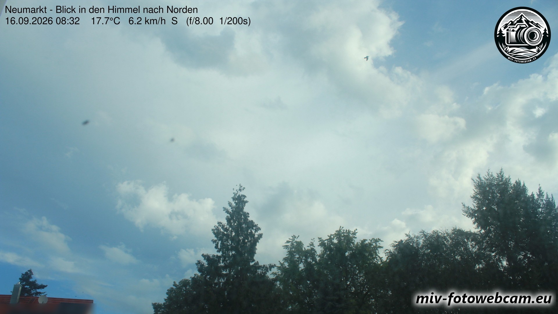 Archiv Foto Neumarkt in der Oberpfalz: Wetter-Webcam Norden