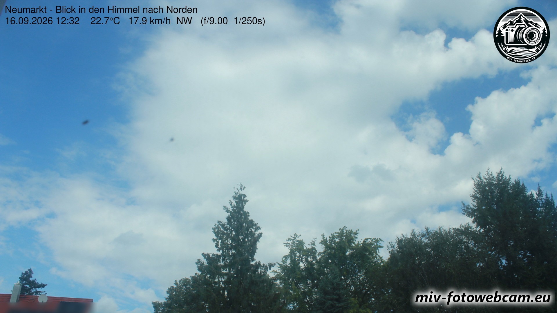 Archiv Foto Neumarkt in der Oberpfalz: Wetter-Webcam Norden