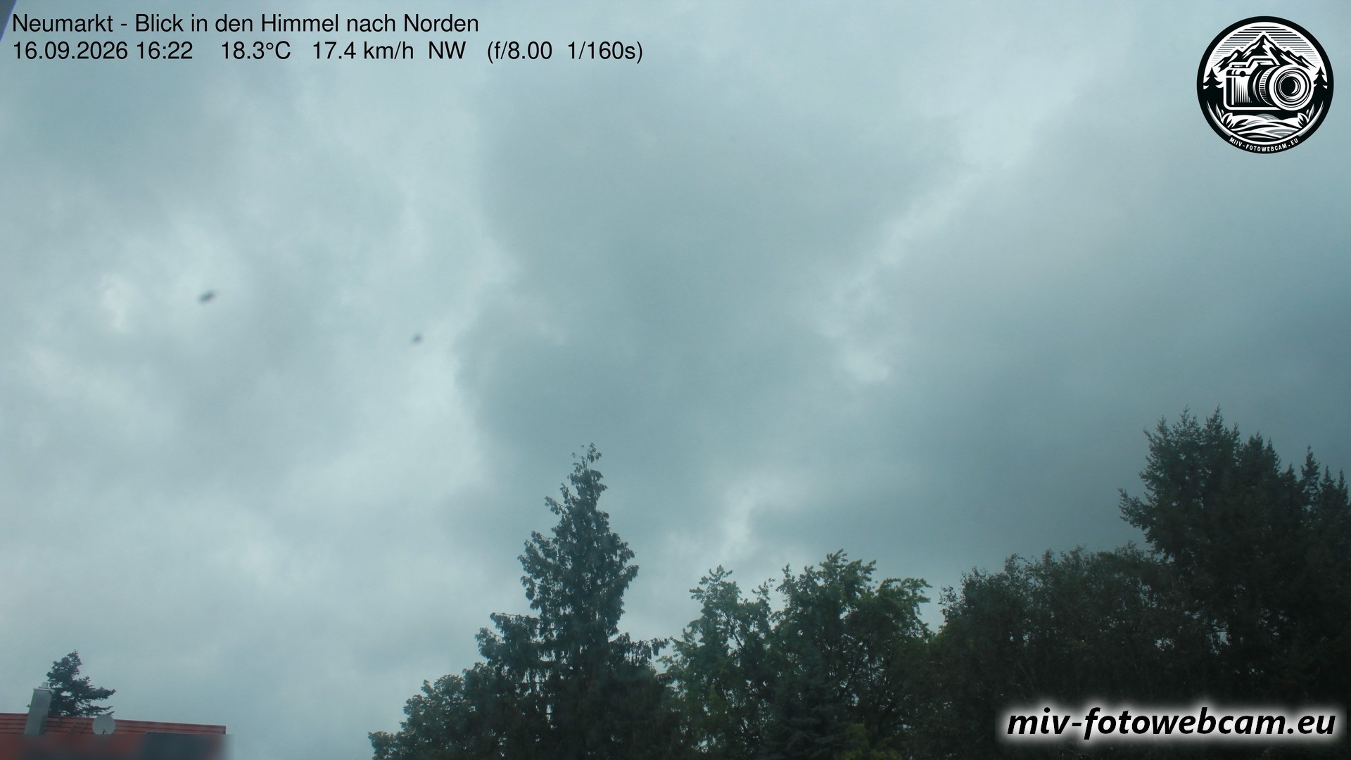 Archiv Foto Neumarkt in der Oberpfalz: Wetter-Webcam Norden