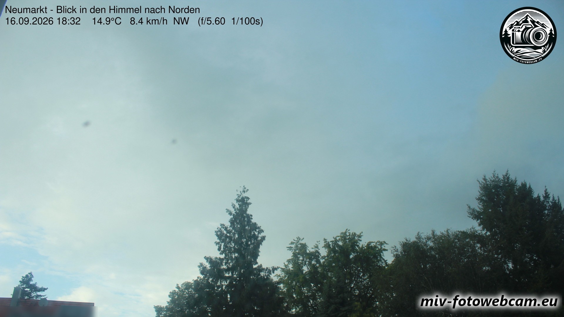 Archiv Foto Neumarkt in der Oberpfalz: Wetter-Webcam Norden
