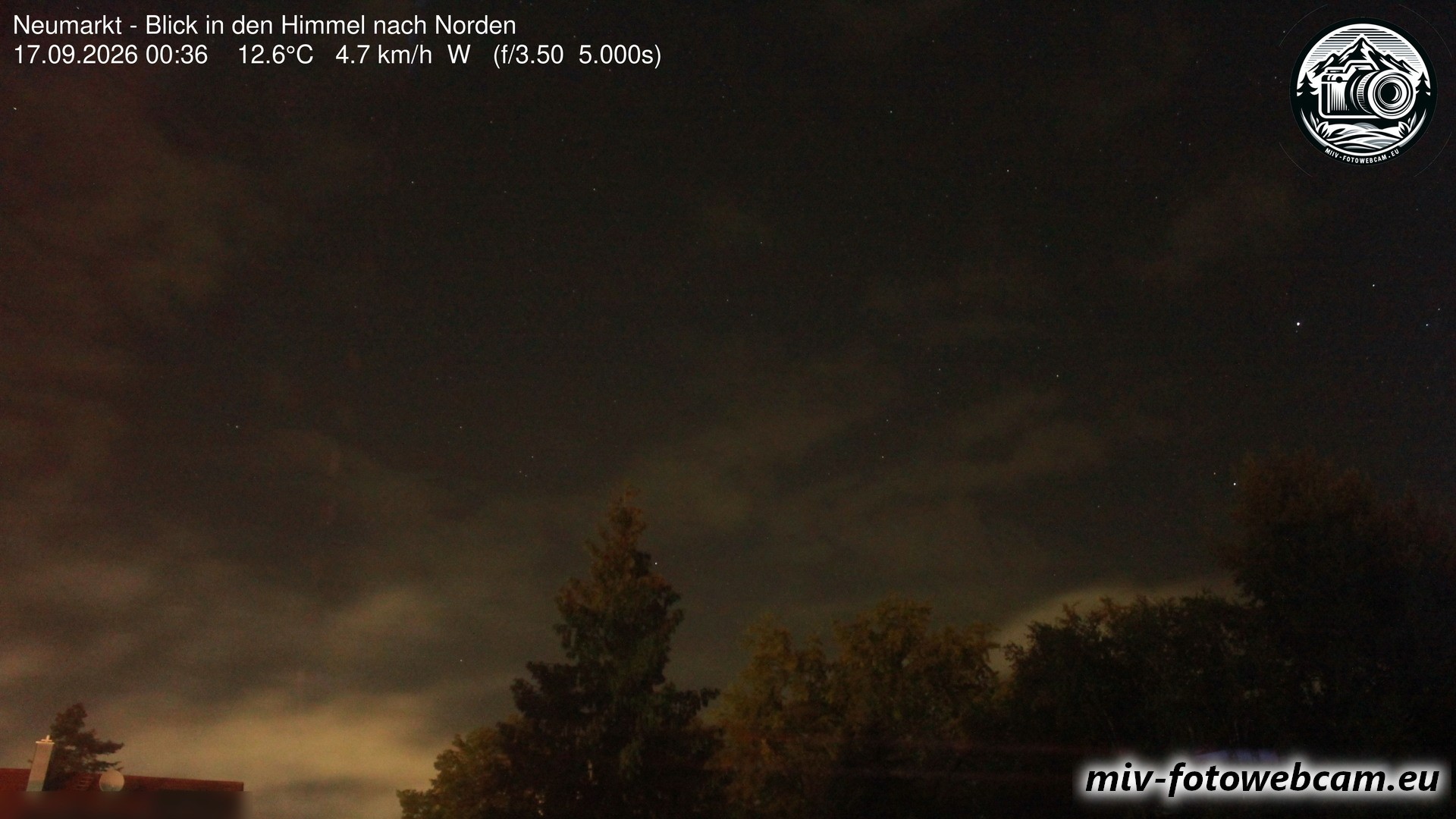 Archiv Foto Neumarkt in der Oberpfalz: Wetter-Webcam Norden