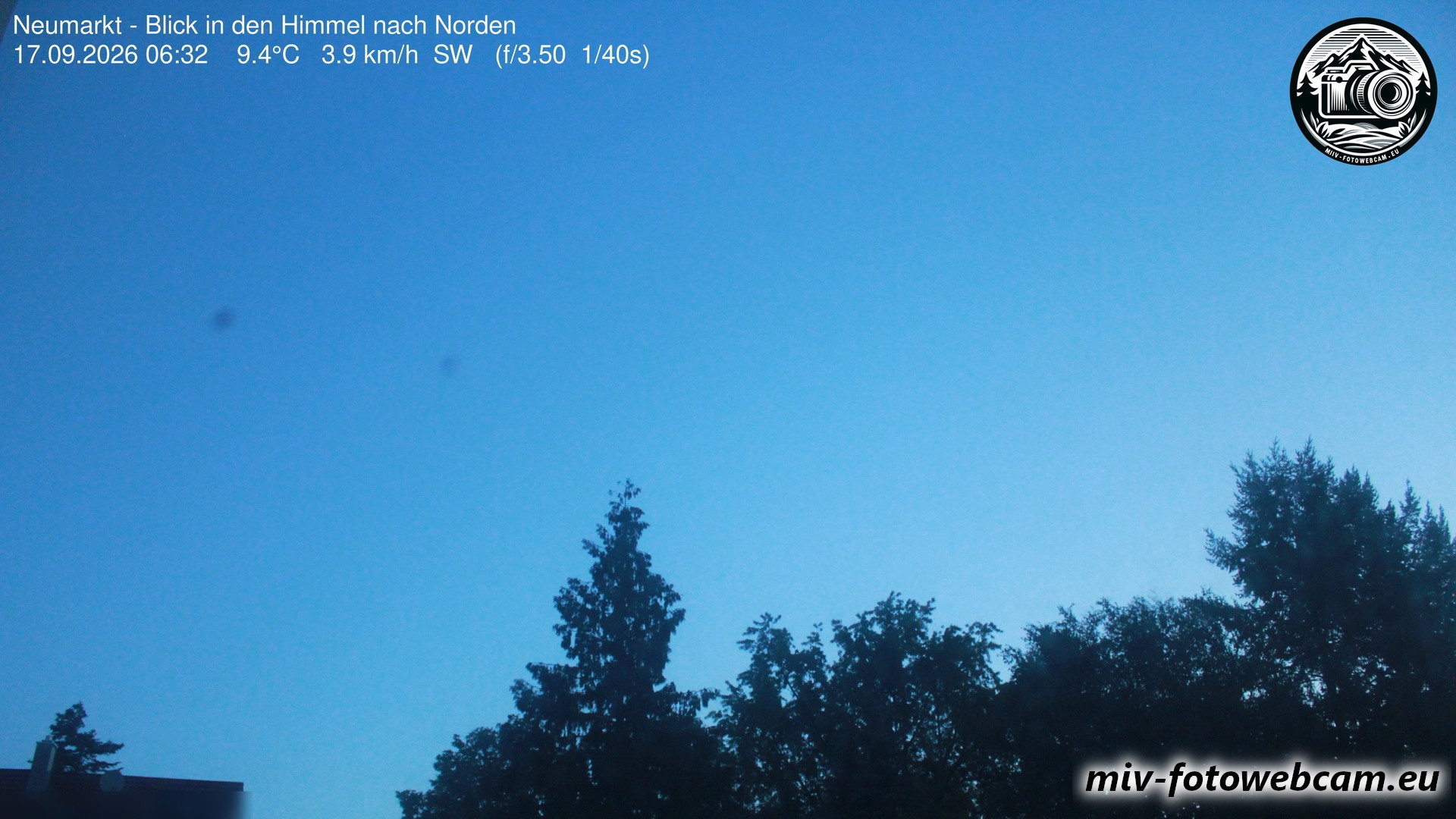 Archiv Foto Neumarkt in der Oberpfalz: Wetter-Webcam Norden